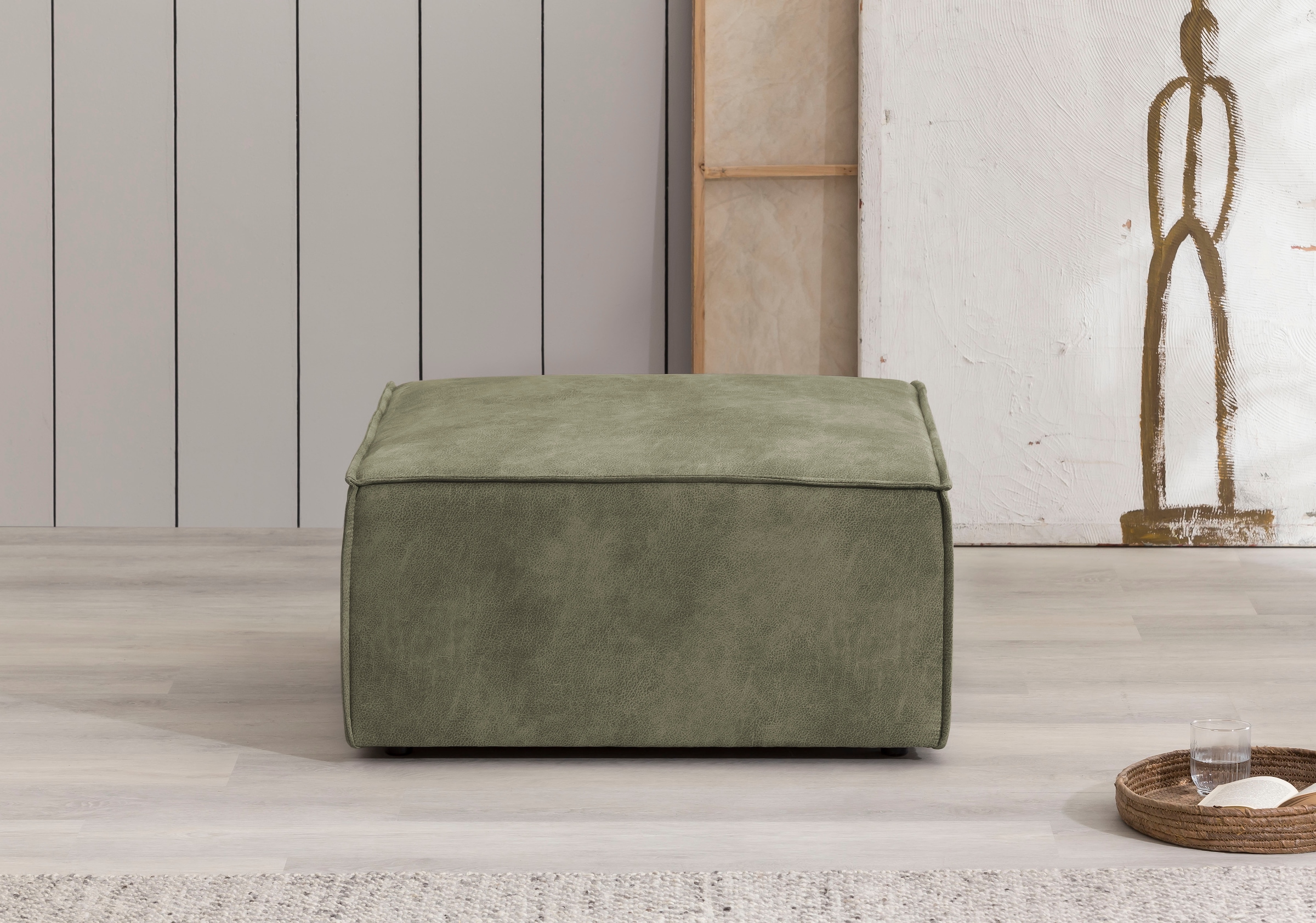 Home affaire Hocker »SHERWOOD« Hocker quadratisch, ideale Ergänzung zum Lov günstig online kaufen