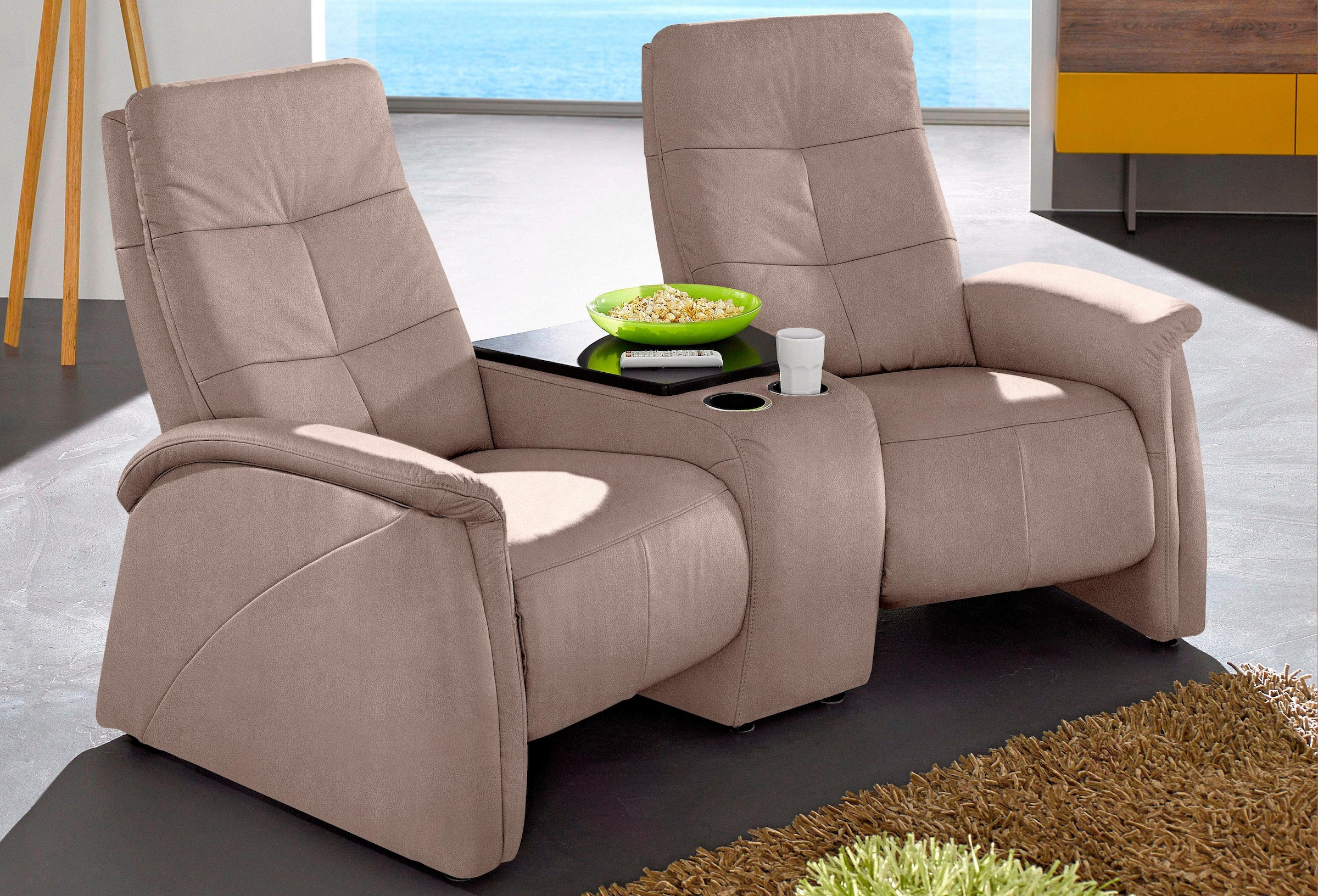 exxpo - sofa fashion 2-Sitzer "Tivoli, Kinosofa, bequem", mit Relaxfunktion günstig online kaufen