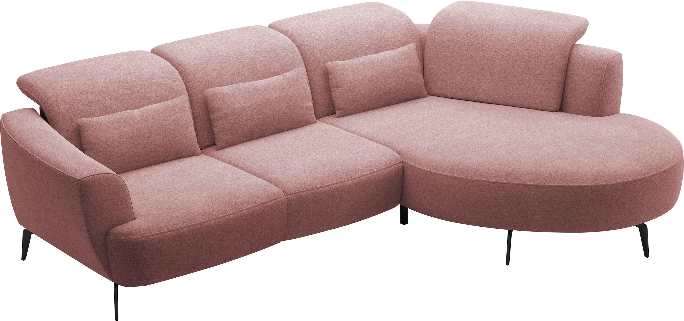 sit&more Ecksofa »Zoe«, ink.Sitztiefenverstellung, wahlweise mit Kopfteilverstellung