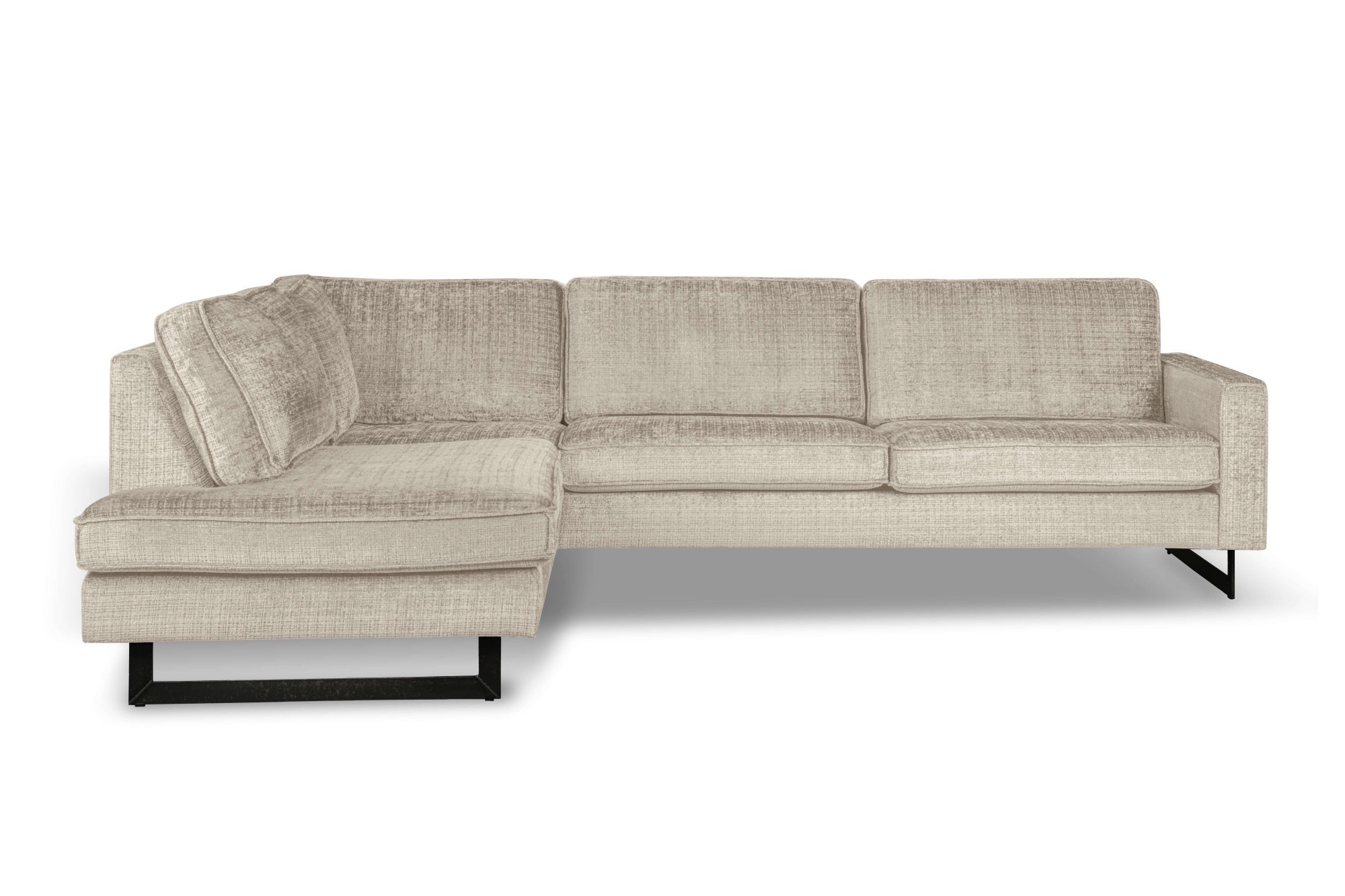 Home affaire Ecksofa »Pinto, 290 cm, Cord, Chenille, Lederoptik, Ottomane l günstig online kaufen