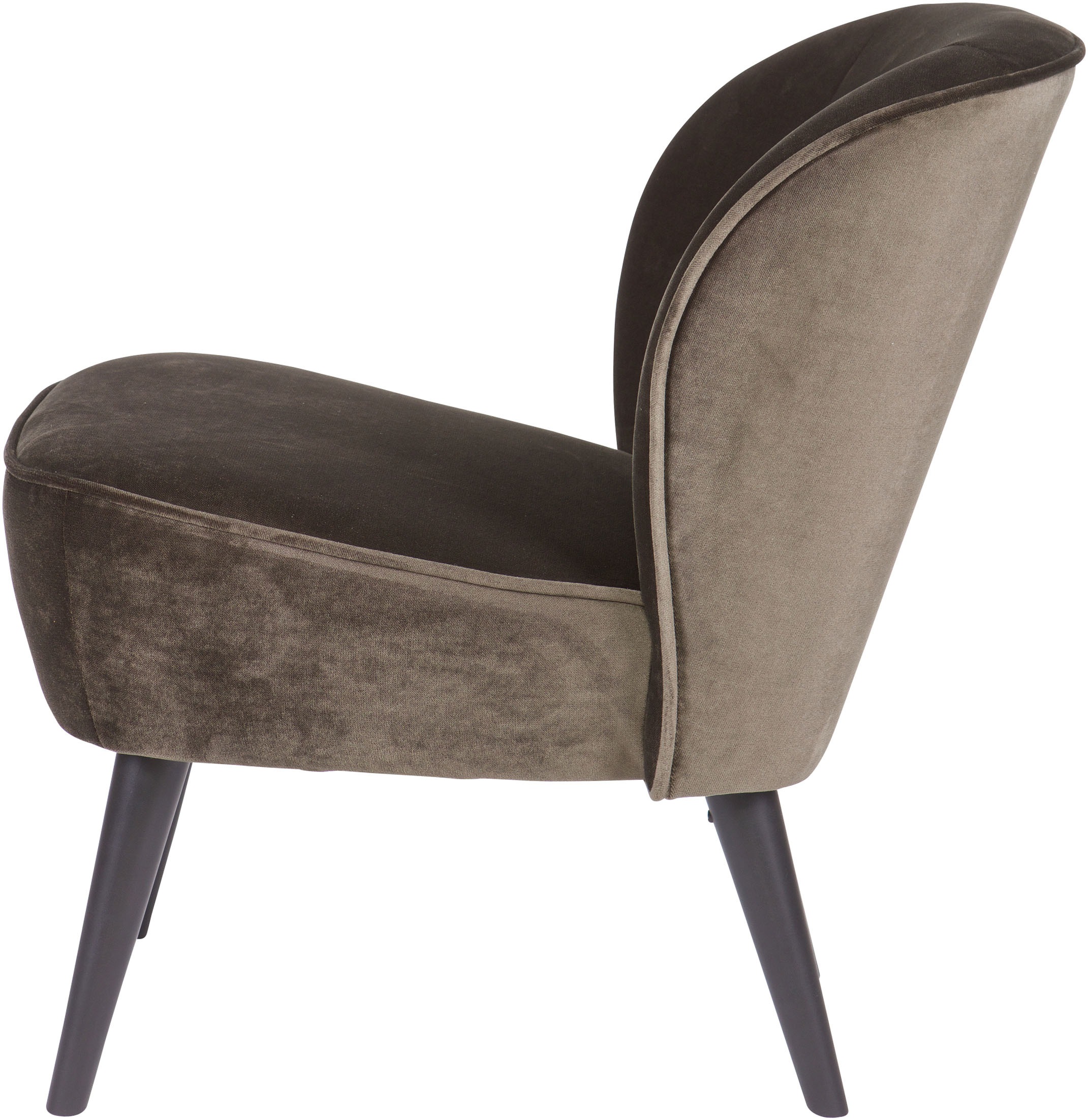 WOOOD Sessel »Sara«, weich gepolstert, 4-Fuß Gestell, H 71 cm x B 59 cm