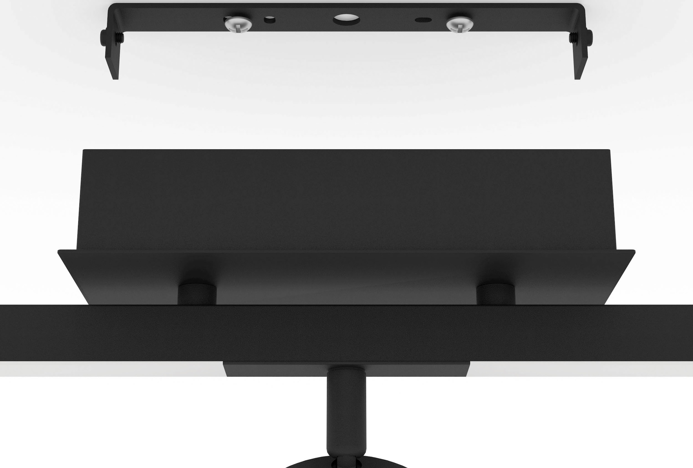 EGLO Deckenspot »CARDILLIO 2«, Leuchtmittel LED-Modul | LED fest integriert, Deckenspot in schwarz aus Alu, Stahl - 3,2W und 3,3W - Warmweiß