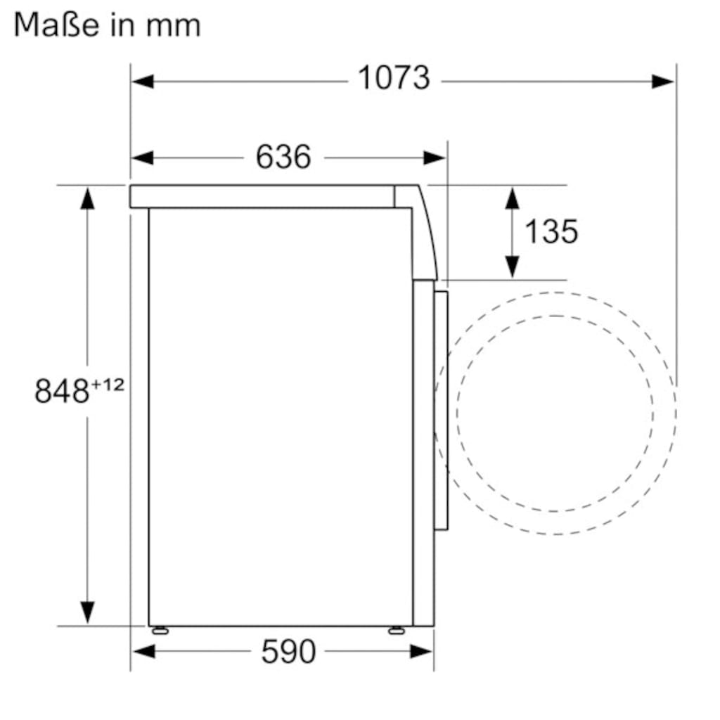 SIEMENS Waschmaschine »WG44G2MECO«, WG44G21ECO, 9 kg, 1400 U/min