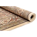 THEKO Orientteppich »Mahi Tabriz«, rechteckig, 12 mm Höhe, handgeknüpft, Material: 80%Wolle, 20% Seide, mit Fransen, ideal im Wohnzimmer & Schlafzimmer