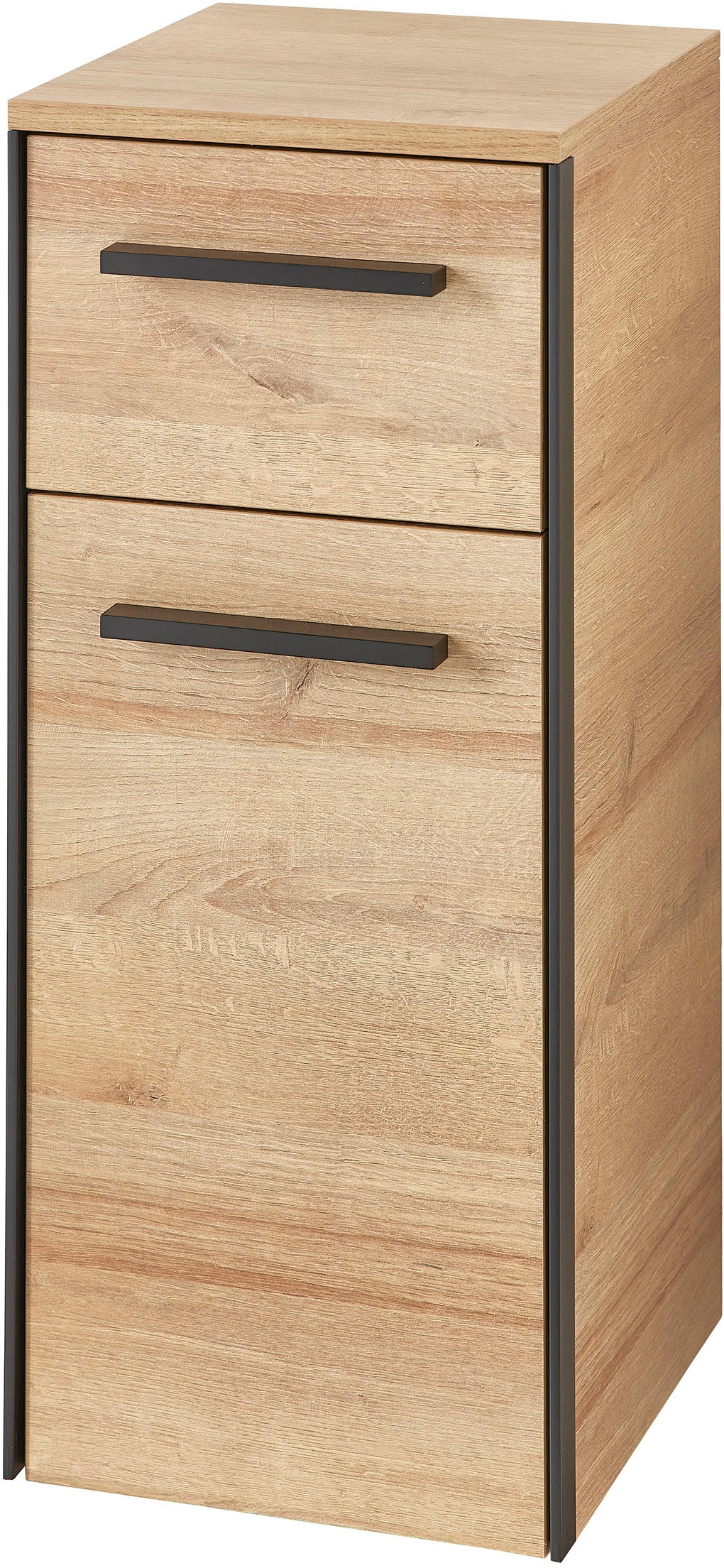 Saphir Badmöbel-Set »Quickset 395 5-teilig, Waschbeckenunterschrank mit LED-Spiegelschrank«, (5 St.), Unterschrank, Hängeschrank, Midischrank, inkl. Türdämpfer, 7 Türen