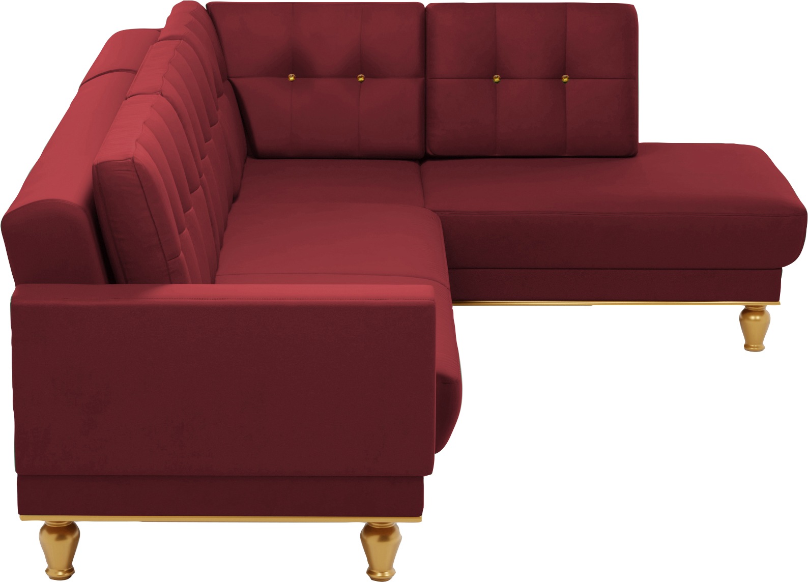 sit&more Ecksofa »Orient 5 L-Form«, mit Strass-Stein, wahlweise mit Bettfunktion und Bettkasten