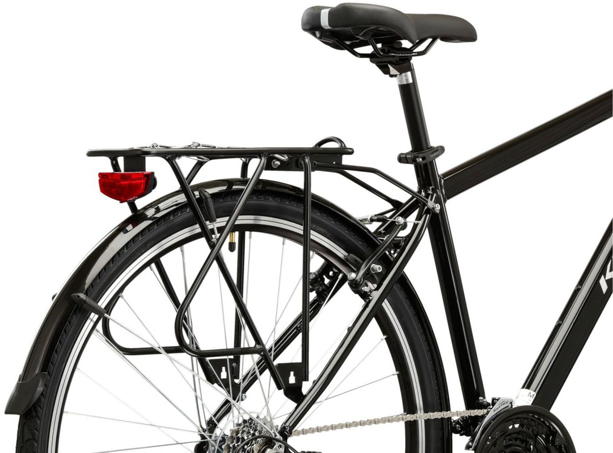 Kross Trekkingrad »Herren-Trekkingrad 28" Trans 1.0 Schwarz 21 Gänge« 21 Gang Shimano TOURNEY TY300 Schaltwerk Kettenschaltung