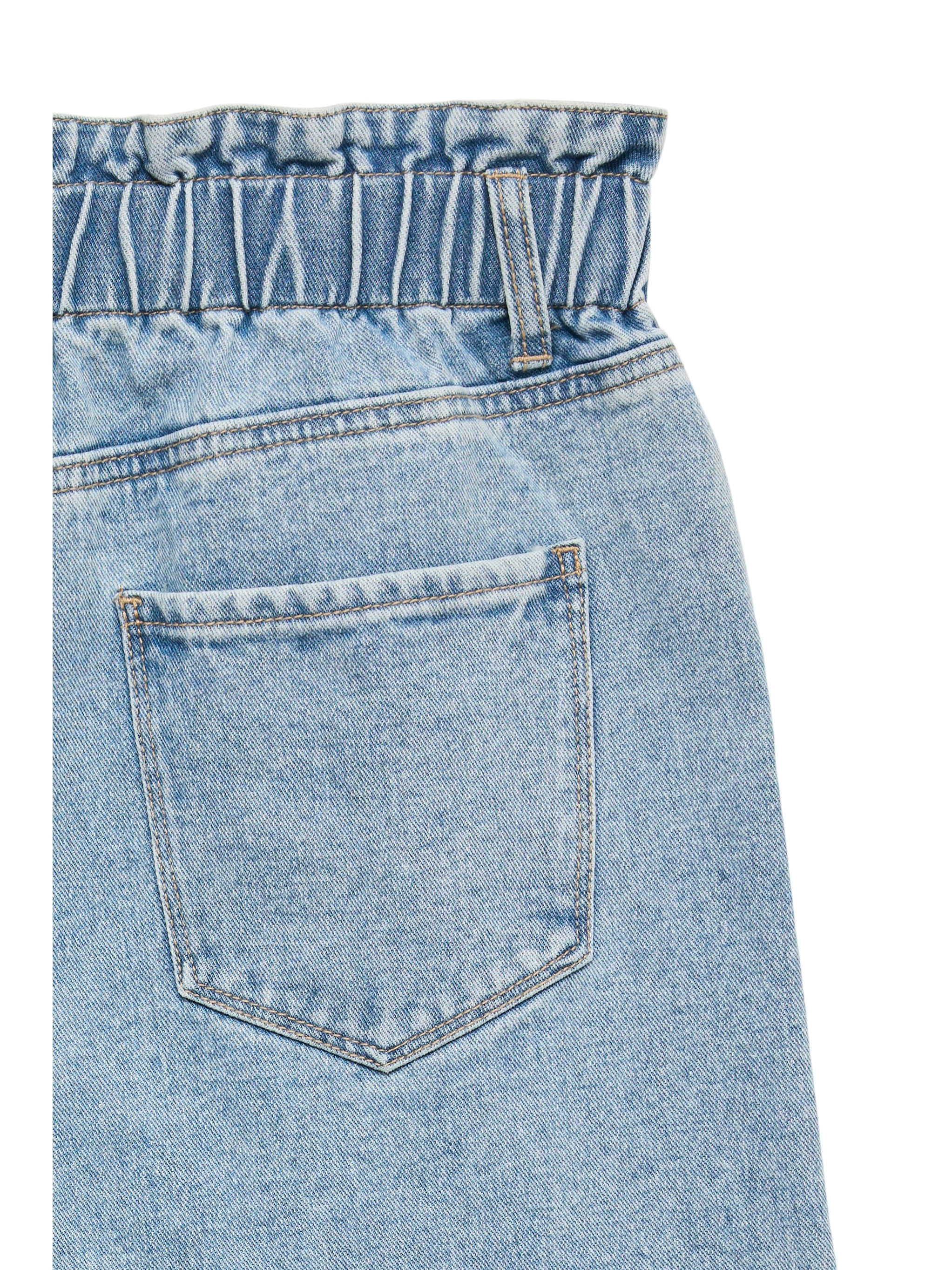 Vero Moda Jeansshorts »VMLYRA HR PAPERBAG SHORTS MIX« Baumwollmischung, loose fit