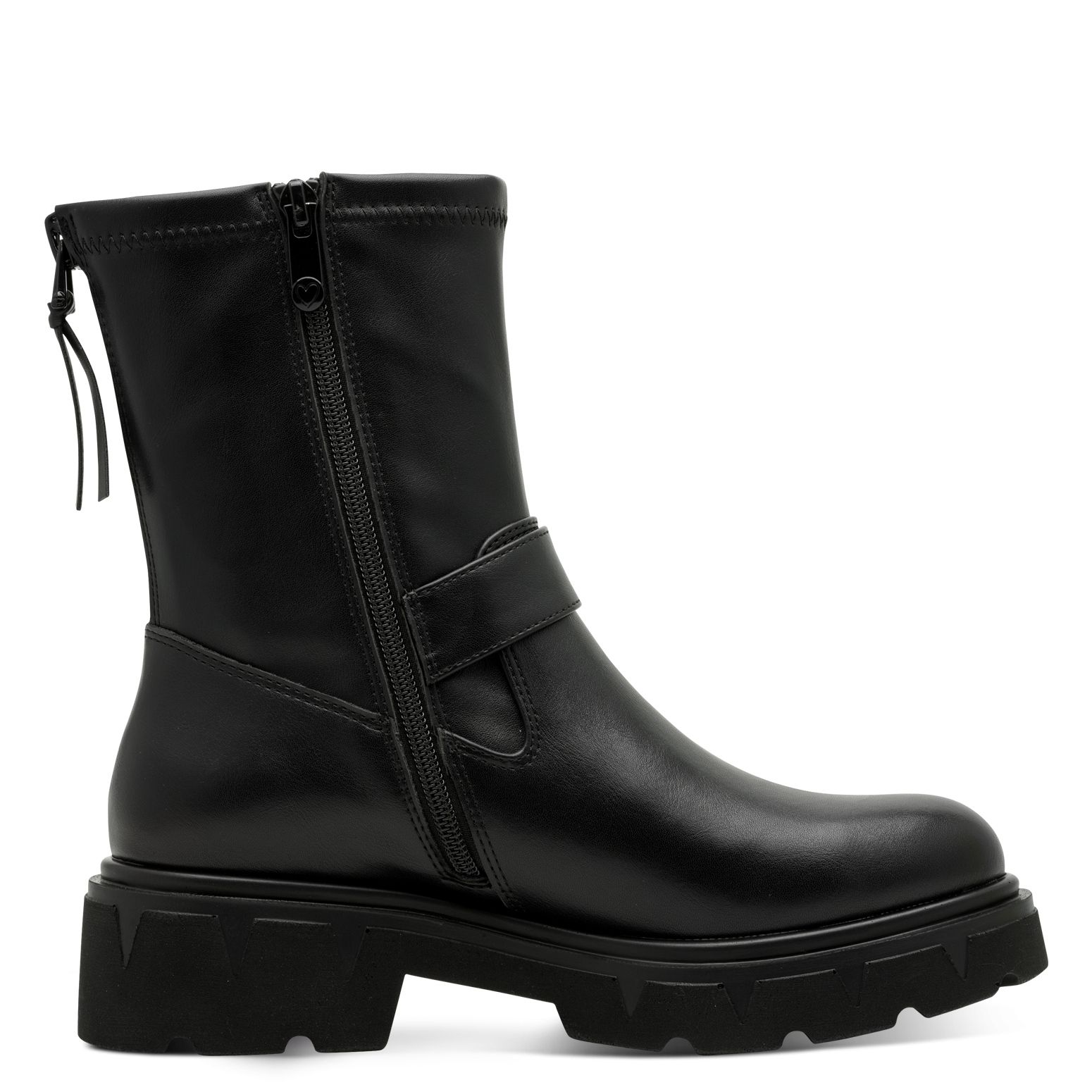 MARCO TOZZI Stiefelette  , Blockabsatz, Herbstboots mit schmuckbesetzter Zierschnalle