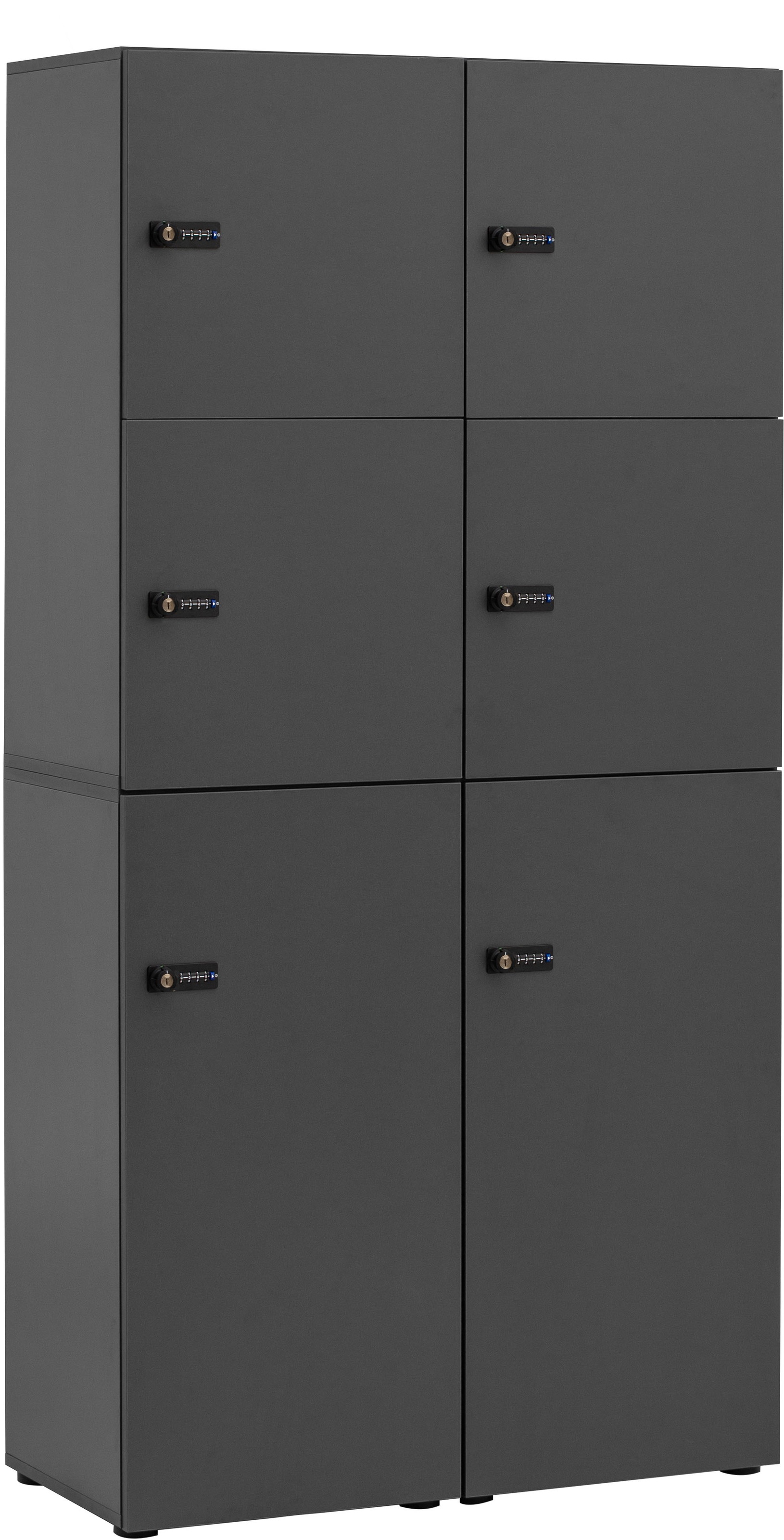 Schildmeyer Garderoben-Set "Locked Spind Schrank Set mit 4 Spinden" 4 tlg. günstig online kaufen