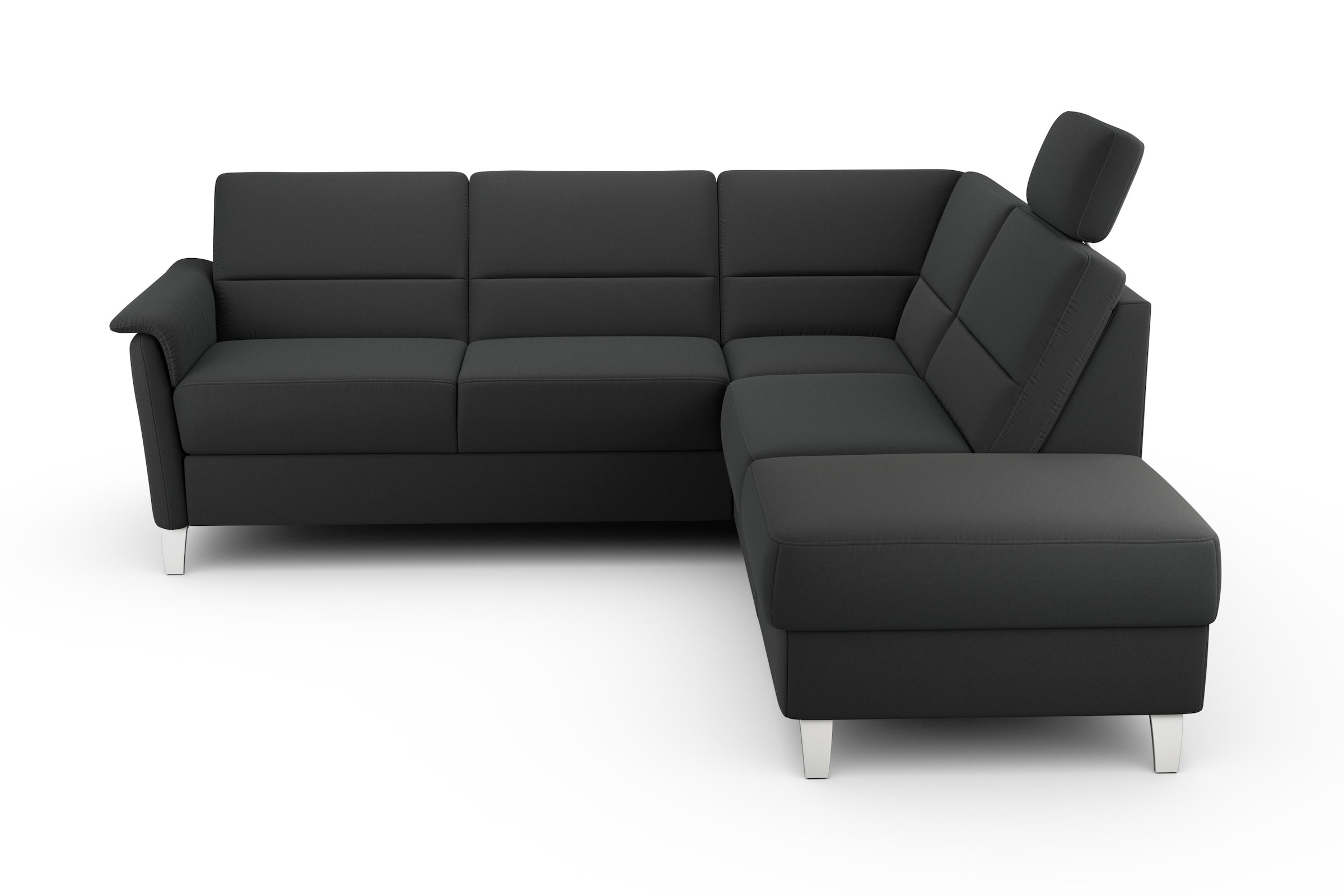 sit&more Ecksofa »Palmera L-Form«, Federkern, wahlweise mit Bettfunktion un günstig online kaufen