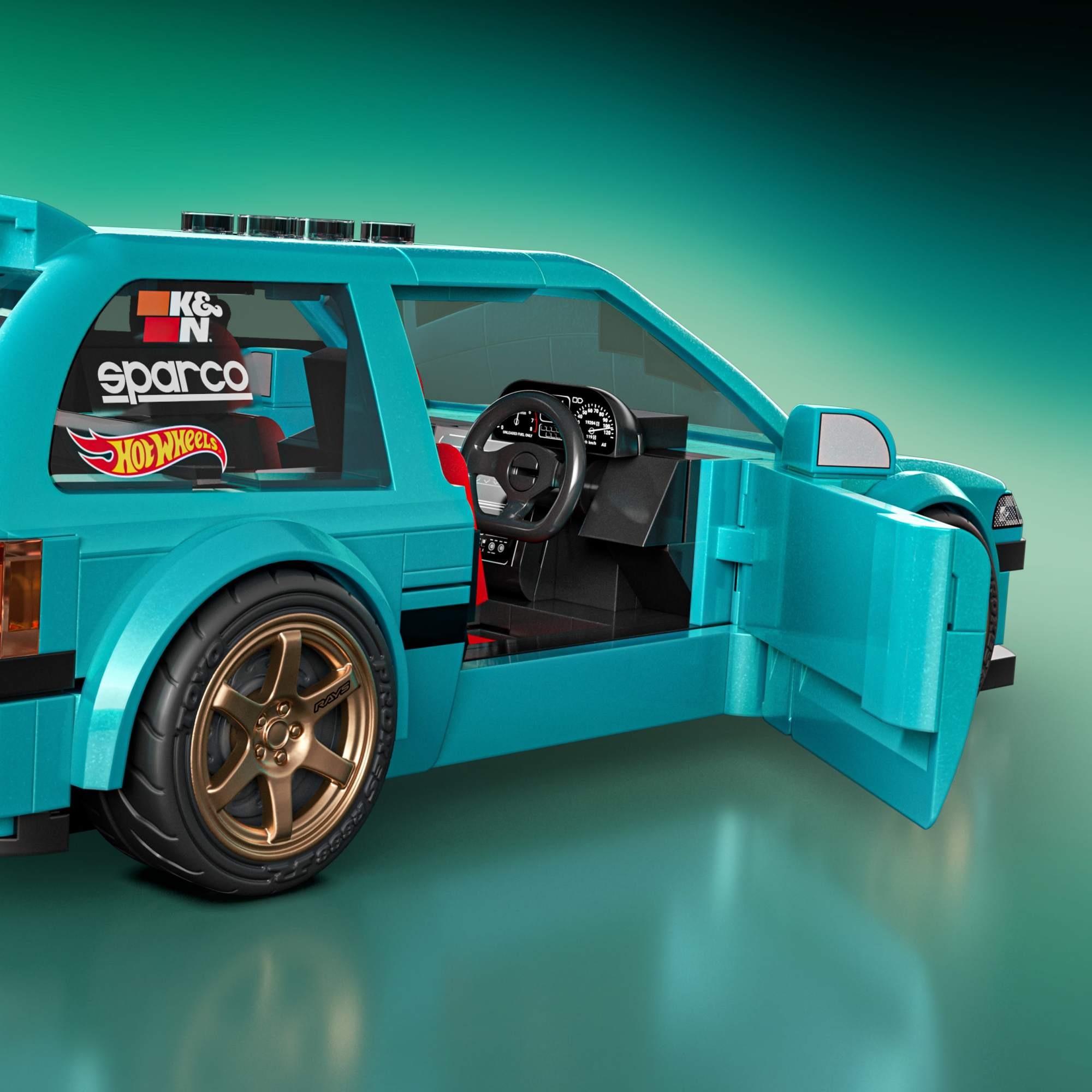 Mattel® Modellbausatz »Hot Wheels Speed Honda 2« 1:32