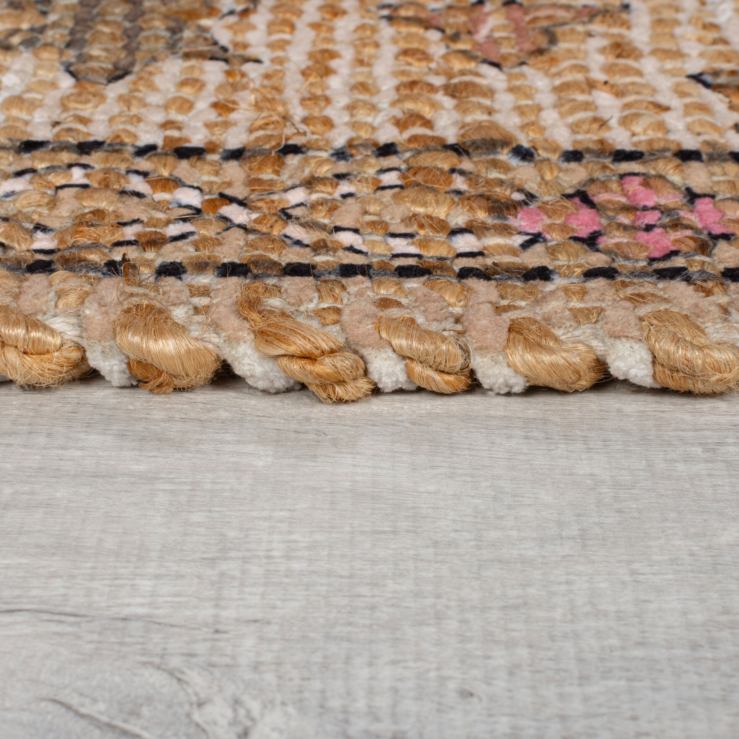 FLAIR RUGS Teppich »Celine Jute«, rechteckig, 1 mm Höhe, Chenille-Jutemischung Teppich