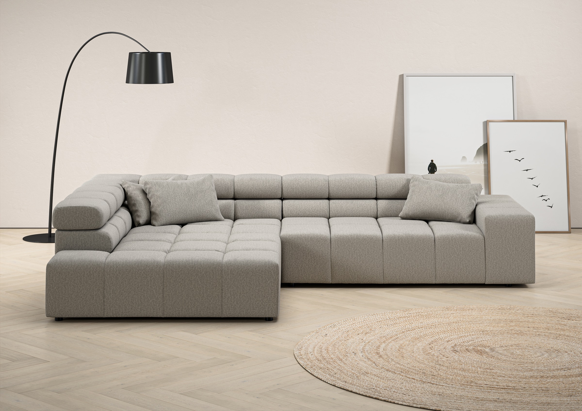 Home affaire Ecksofa »Ancona incl. Kopfteilverstellung, OTTOs Choice, Breit günstig online kaufen