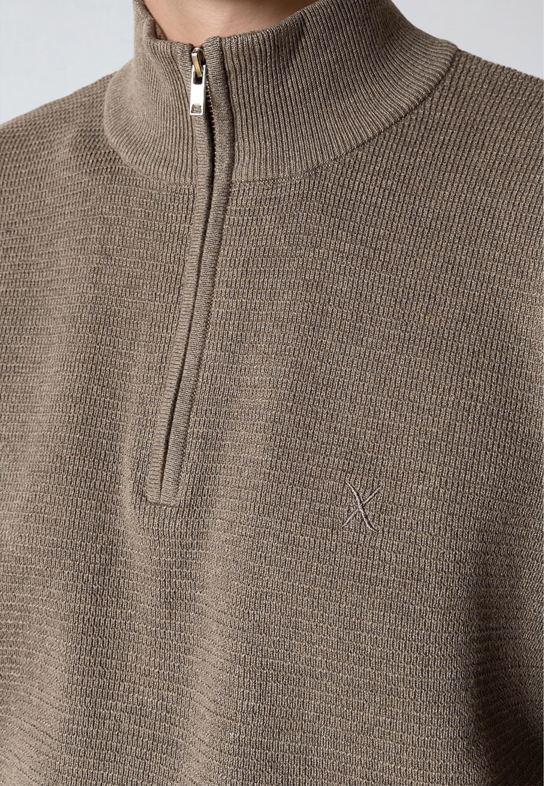 Clean Cut Copenhagen Sweater »Clean Cut Copenhagen Oscar Half-Zip Knit«, 1 Stk.
