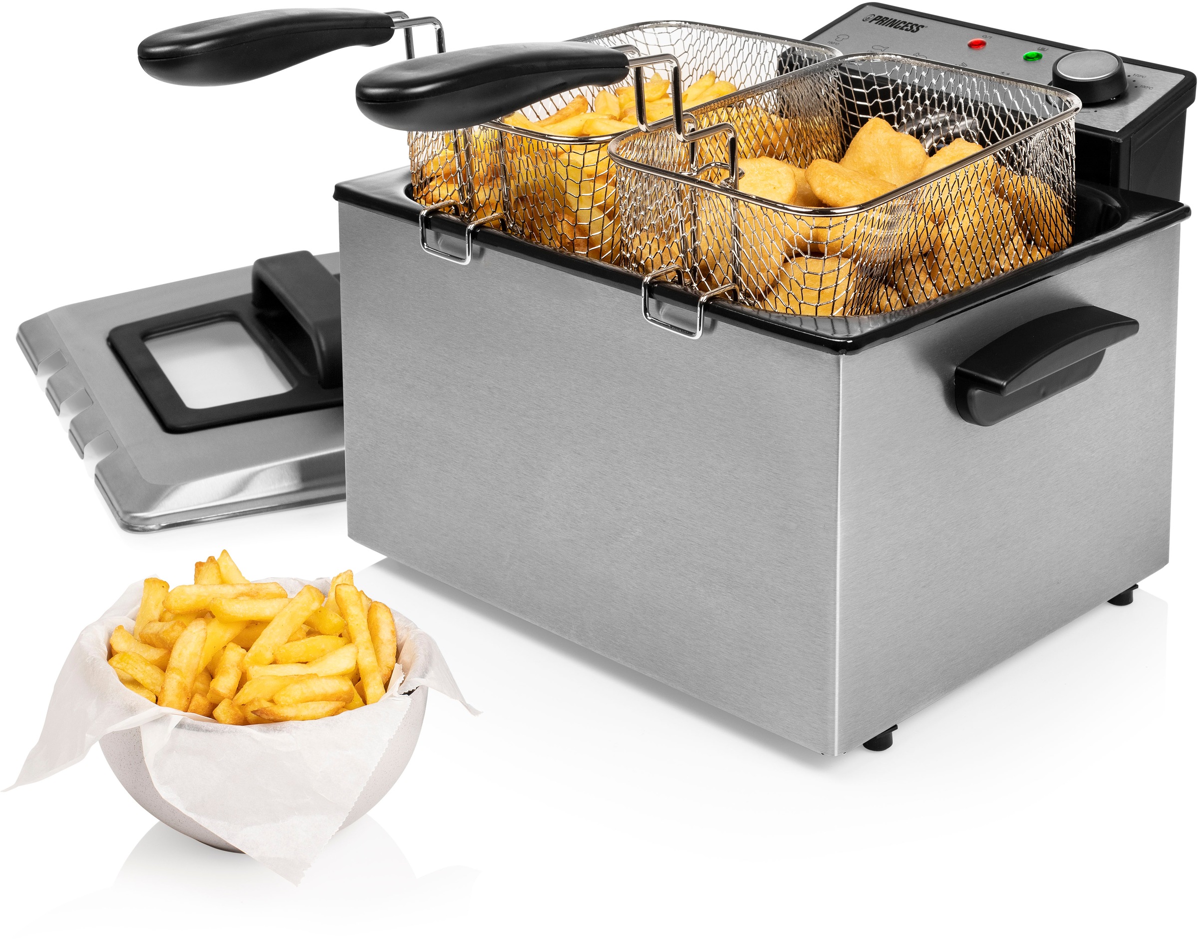 PRINCESS Fritteuse »185000 Superior-Fritteuse«, 3270 W, Fassungsvermögen 5 l