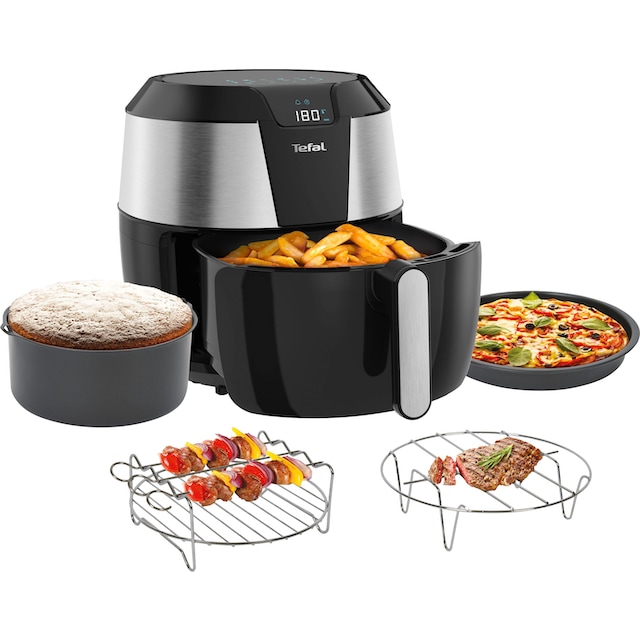 »EY701D.HERO Fry 1,6 XXL Zubehör-Set«, 8 online Menüs mit kaufen 1850 automatische kg, Timer, Fassungsvermögen Heißluftfritteuse Easy Tefal W,