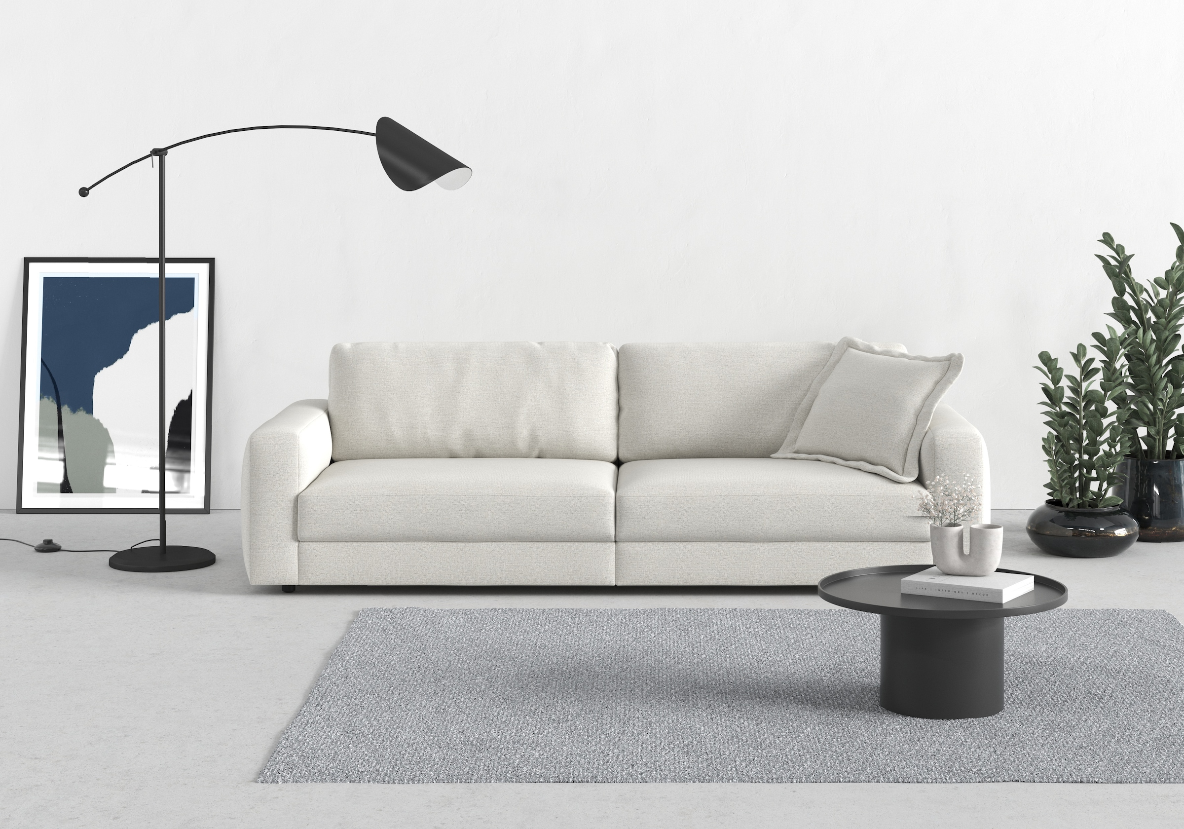 TRENDMANUFAKTUR Big-Sofa »Bourbon« extra tiefe Sitzfläche, wahlweise mit Si günstig online kaufen