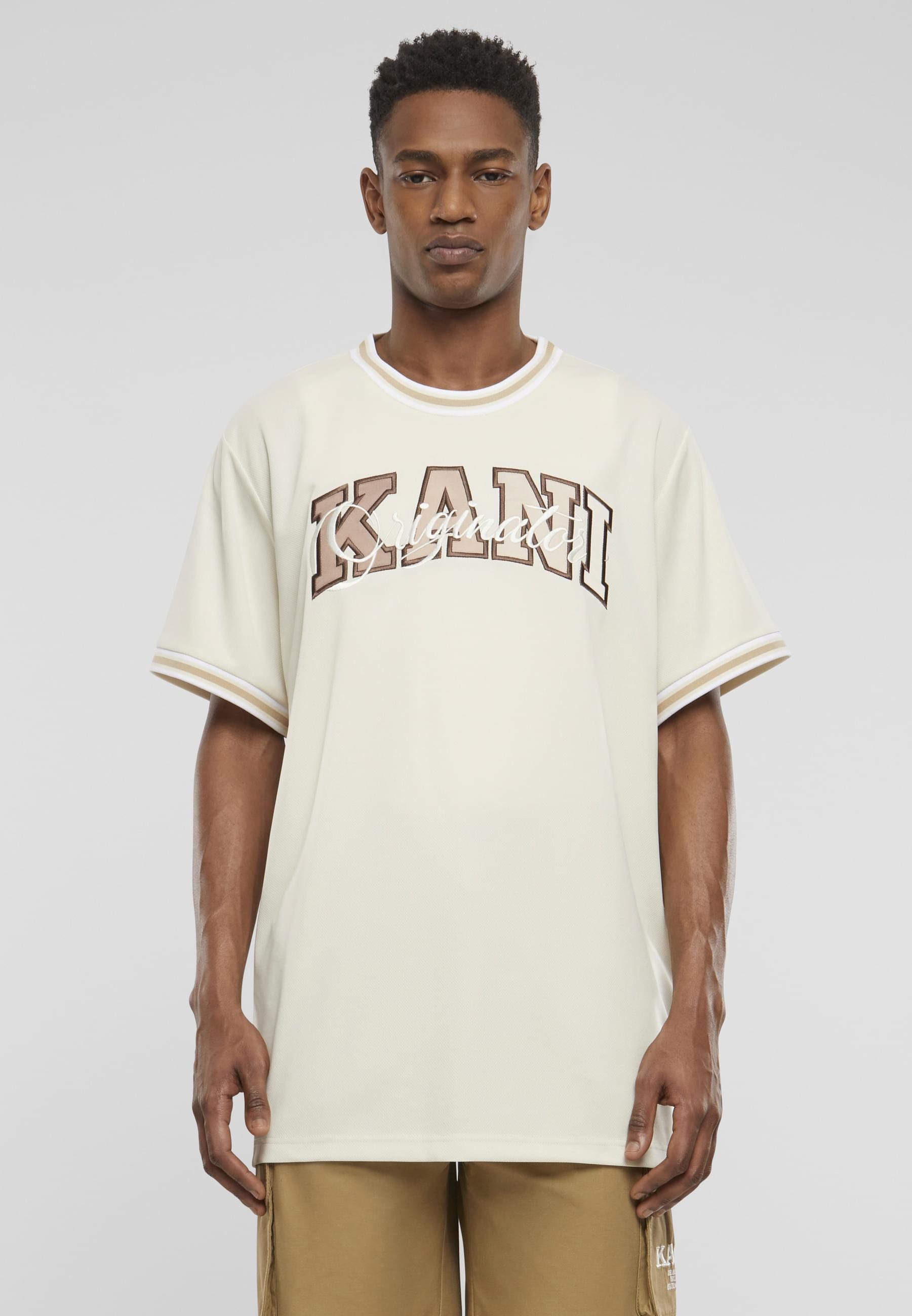 Karl Kani T-Shirt »Karl Kani Herren KM242-007-1 Karl Kani Serif Originator Mesh Tee« 1 Stk.