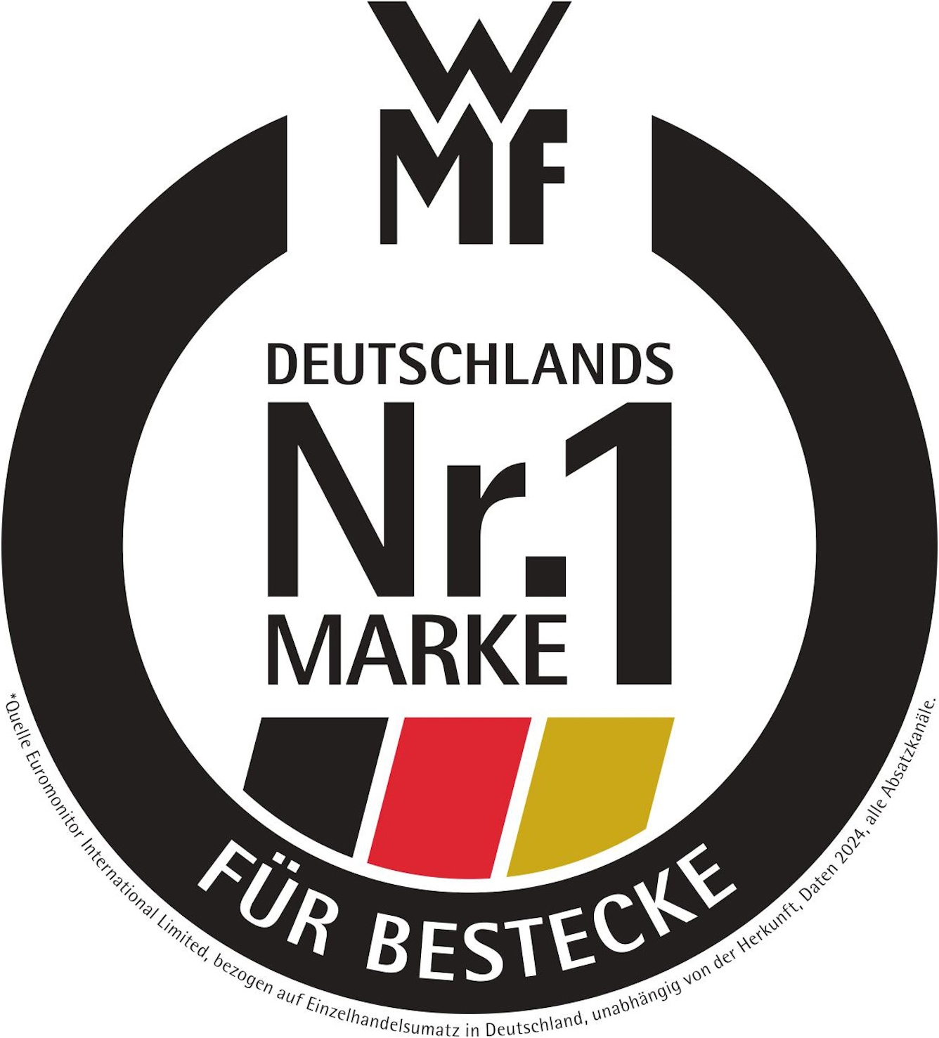 WMF Besteck-Set »Alteo« Messer mit Wellenschliff