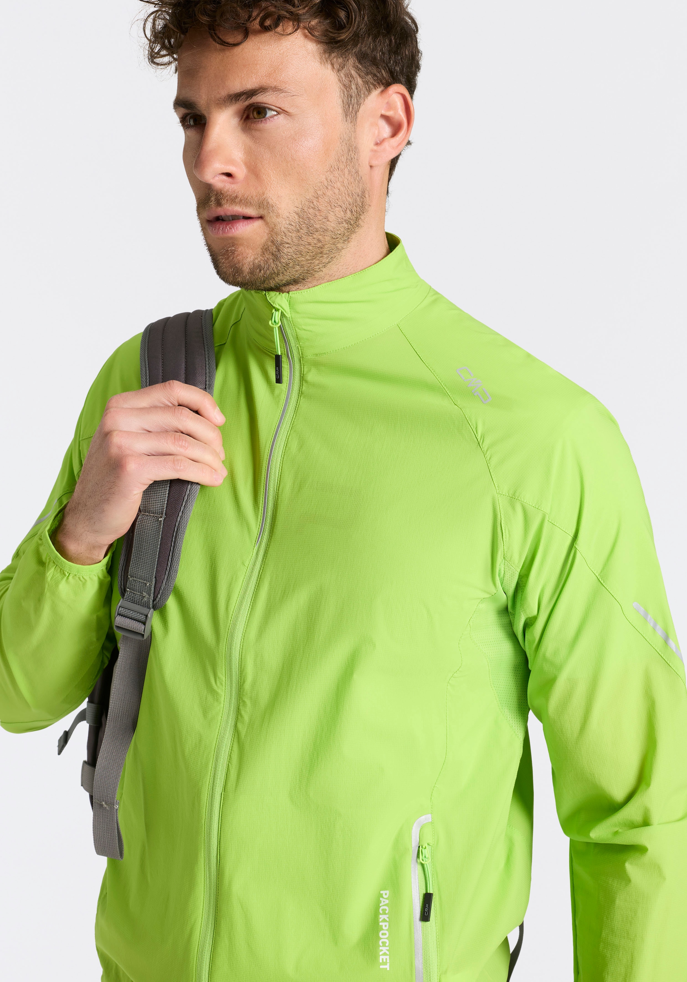 CMP Windbreaker für Radsport und Outdooraktivitäten, sportlicher Stil
