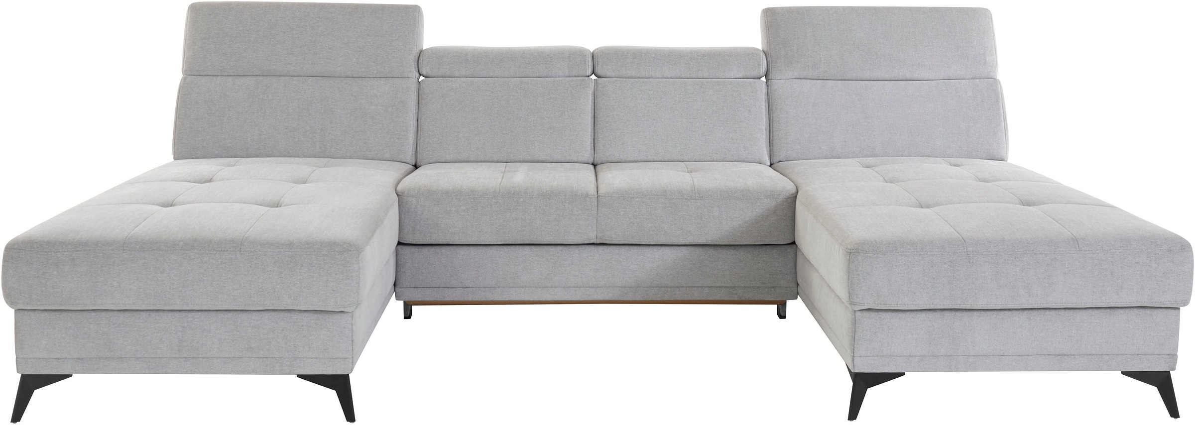 Home affaire Wohnlandschaft »Cardiz U-Form« inkl.Kopfteilverstellung und Fe günstig online kaufen