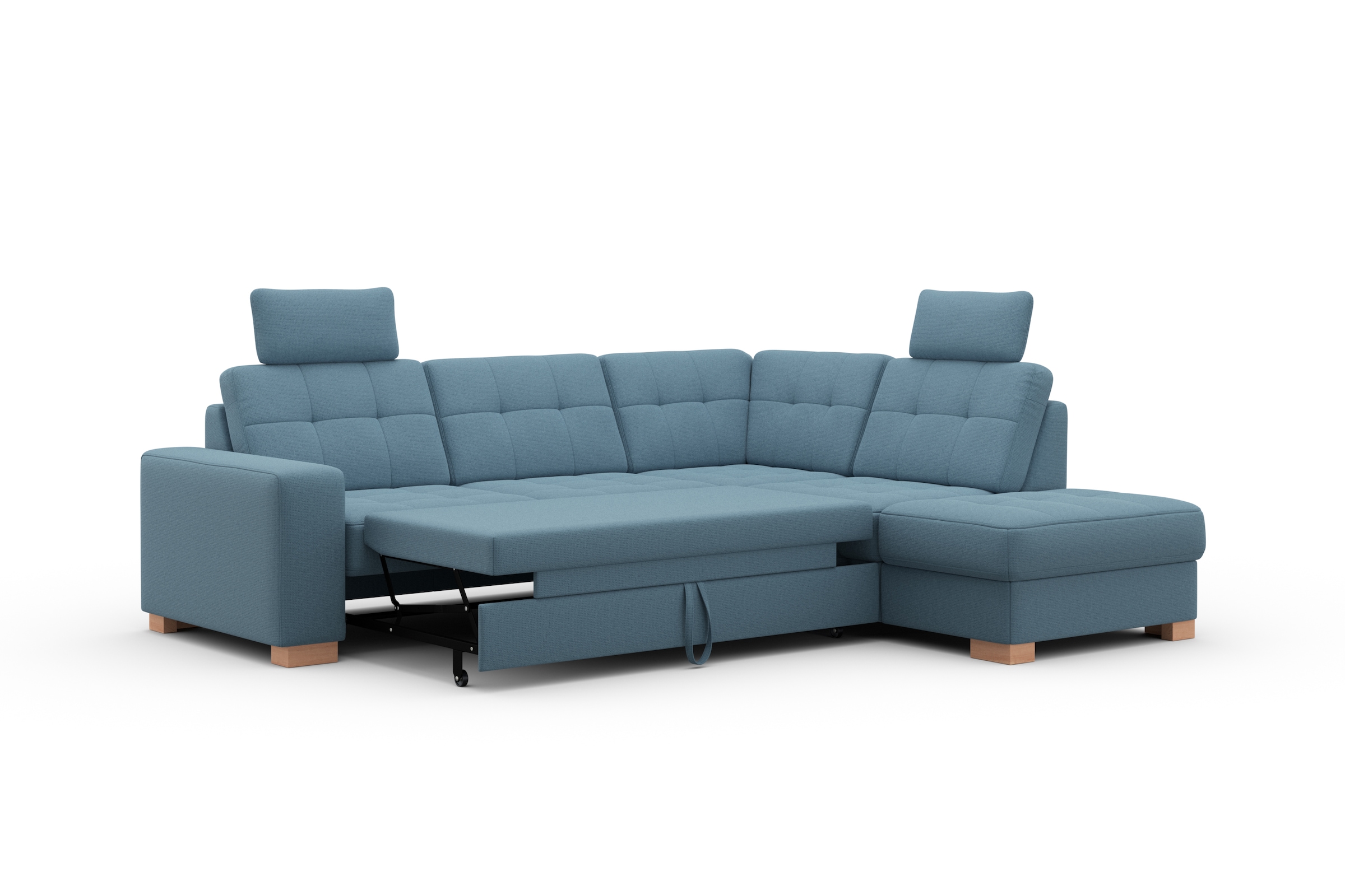 sit&more Ecksofa »Quincy L-Form«, wahlweise mit Bettfunktion und Bettkasten