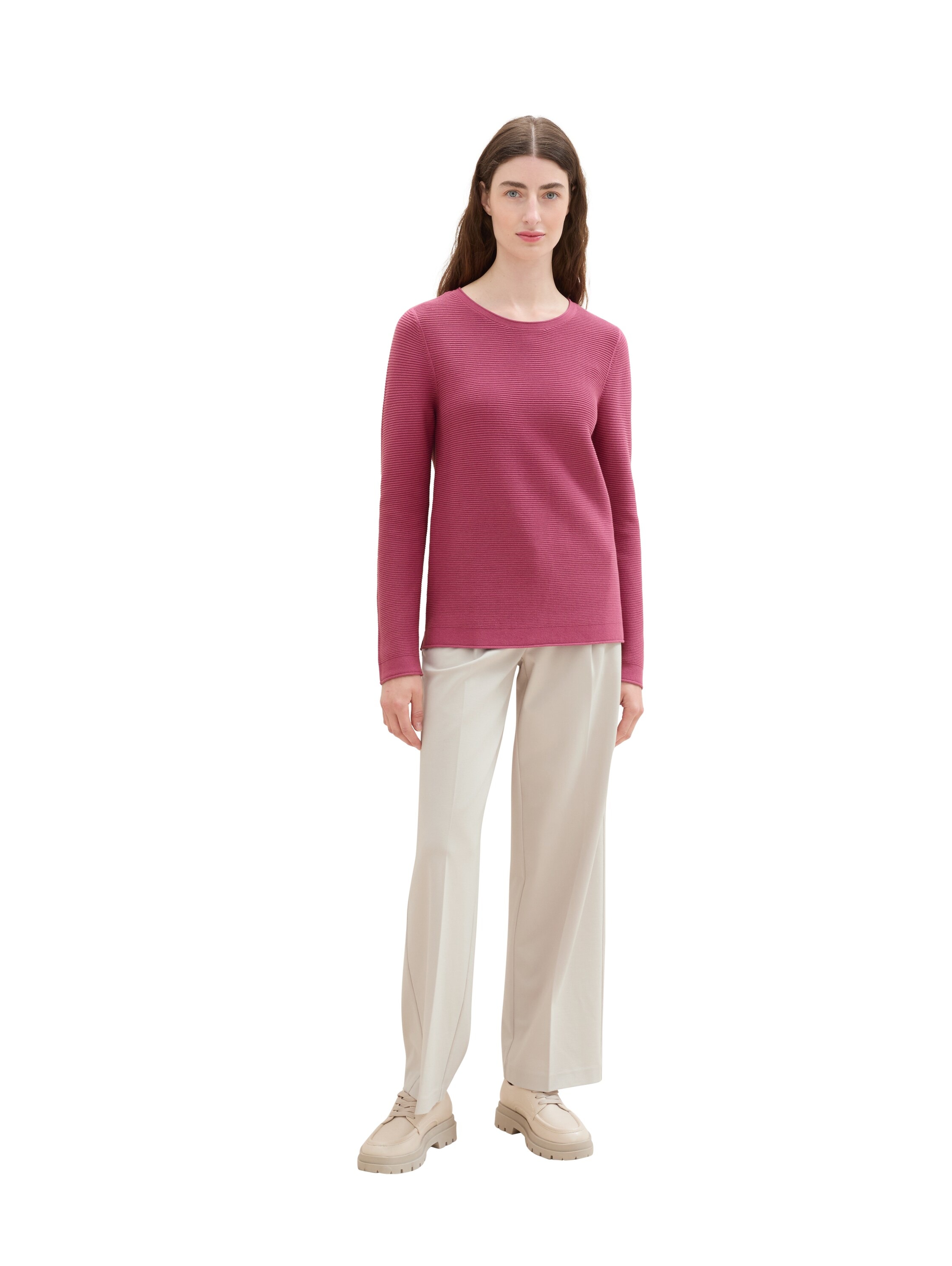 TOM TAILOR Strickpullover, mit Struktur-Muster