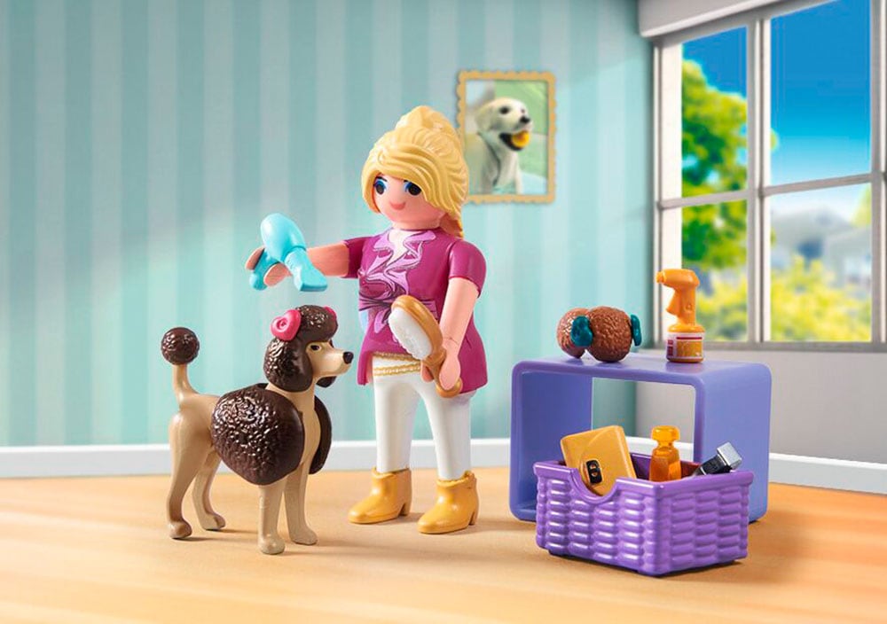 Playmobil® Konstruktions-Spielset »Hundefriseurin (71747), Playmobil My Life«