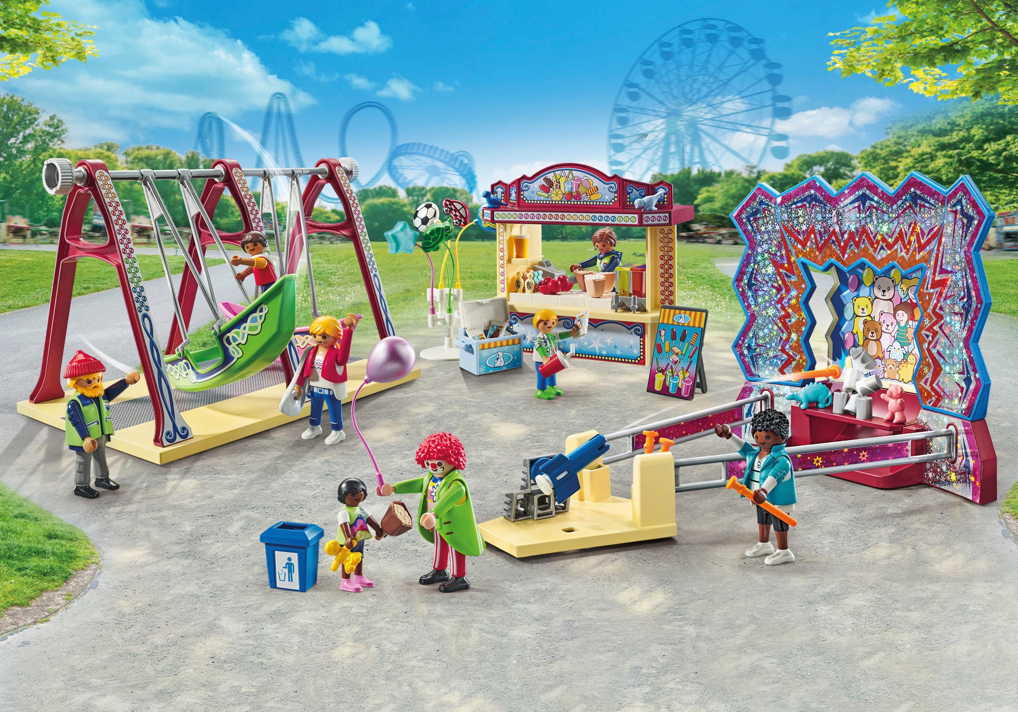 Playmobil® Konstruktions-Spielset »Freizeitpark (71452), Family Fun«, (135 St.), Made in Germany