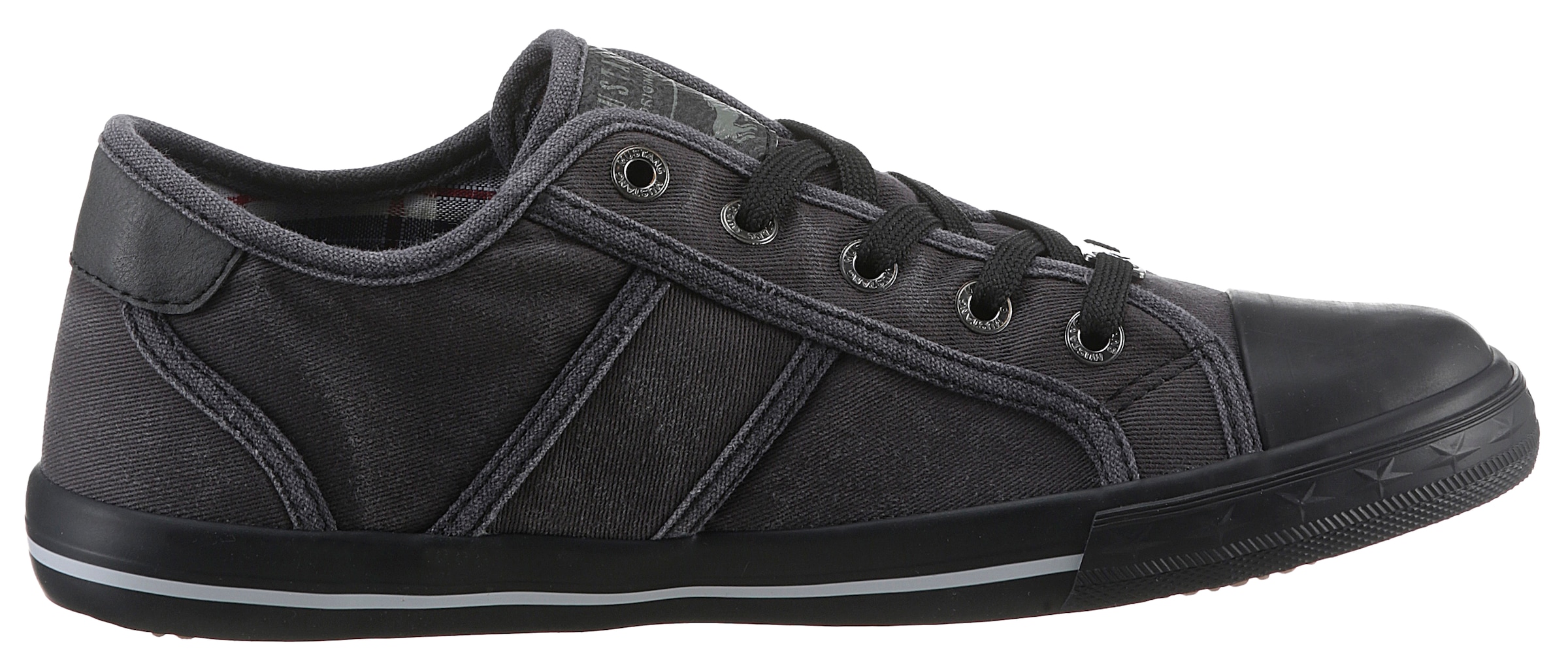 Mustang Shoes Sneaker, Freizeitschuh, Halbschuh, Schnürschuh mit Mustang Markenlabel