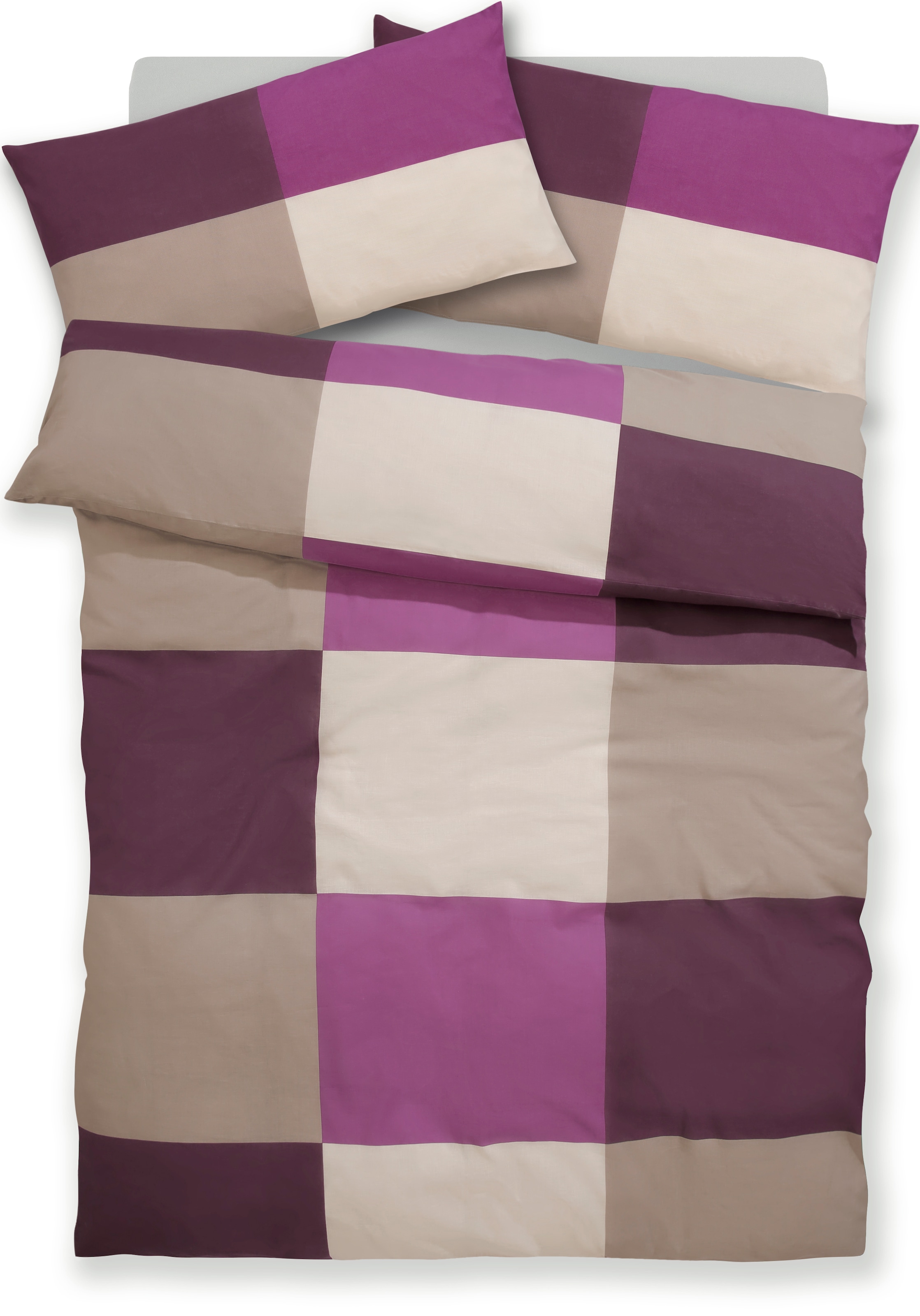 OTTO home Bettwäsche »Tirrell« 3 Bettwäsche ab Gr. 135x200 cm, 100% Baumwolle, Marke H.I.S by OTTO home