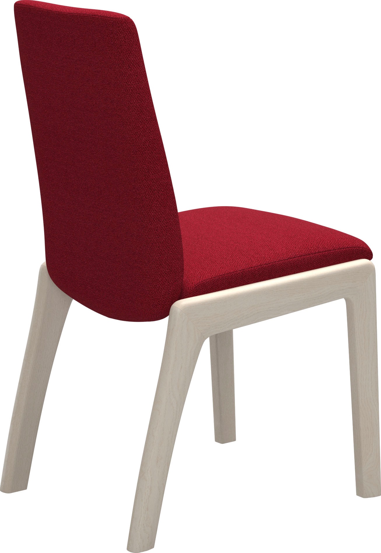 Stressless® Polsterstuhl »Laurel«, ROHLEDER Stoff Q2 FARON, Low Back, Größe M, mit abgerundeten Beinen in Eiche gekalkt