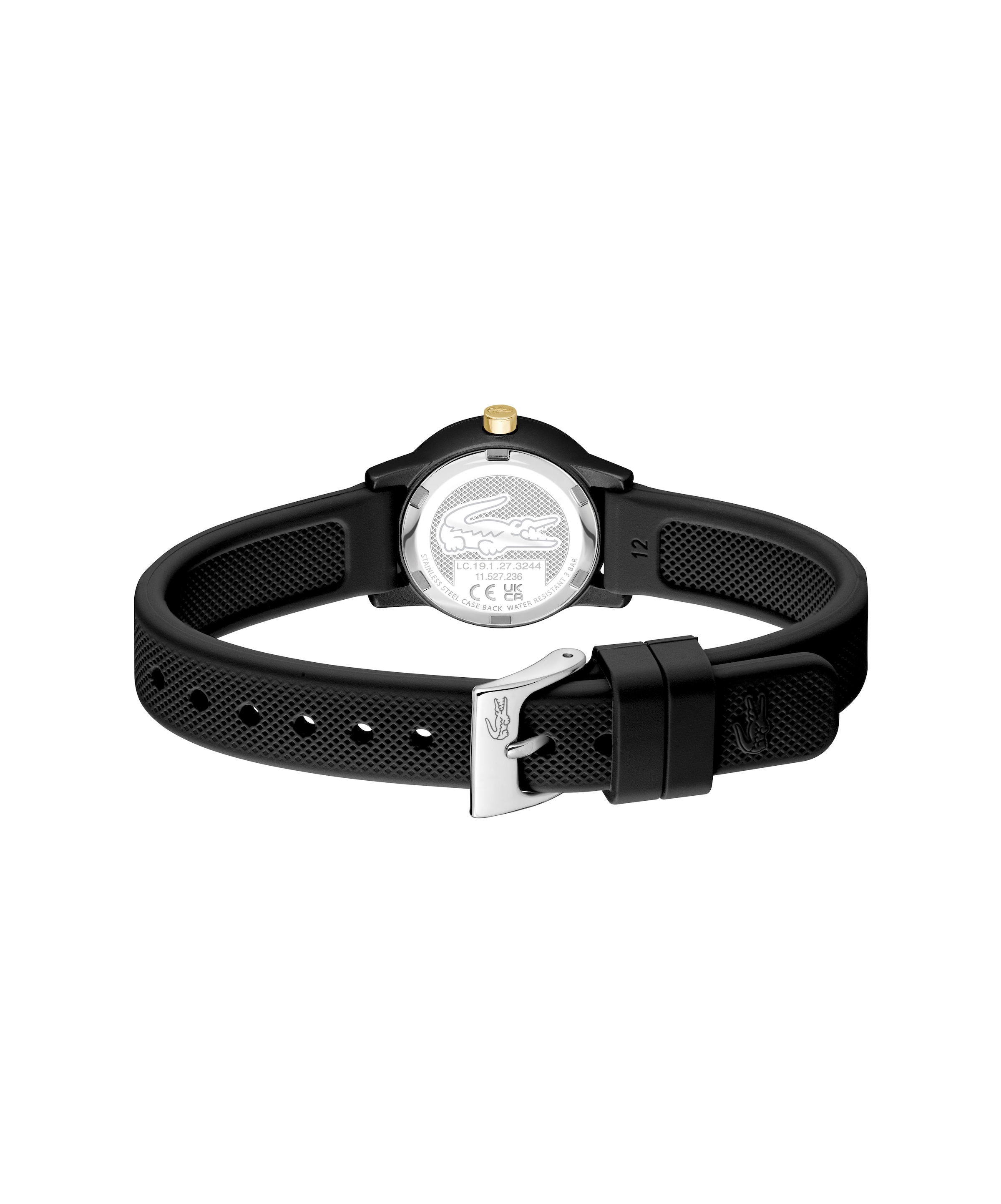 Lacoste Quarzuhr »LACOSTE.12.12 SWIFT« Armbanduhr, Damenuhr, Silikonarmband, analog