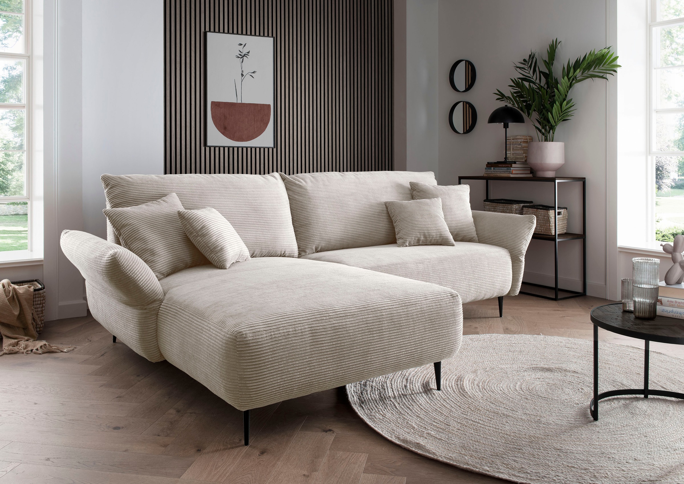 INOSIGN Ecksofa »Amarena L-Form«, inklusive Armlehnenverstellfunktion, 4x Z günstig online kaufen