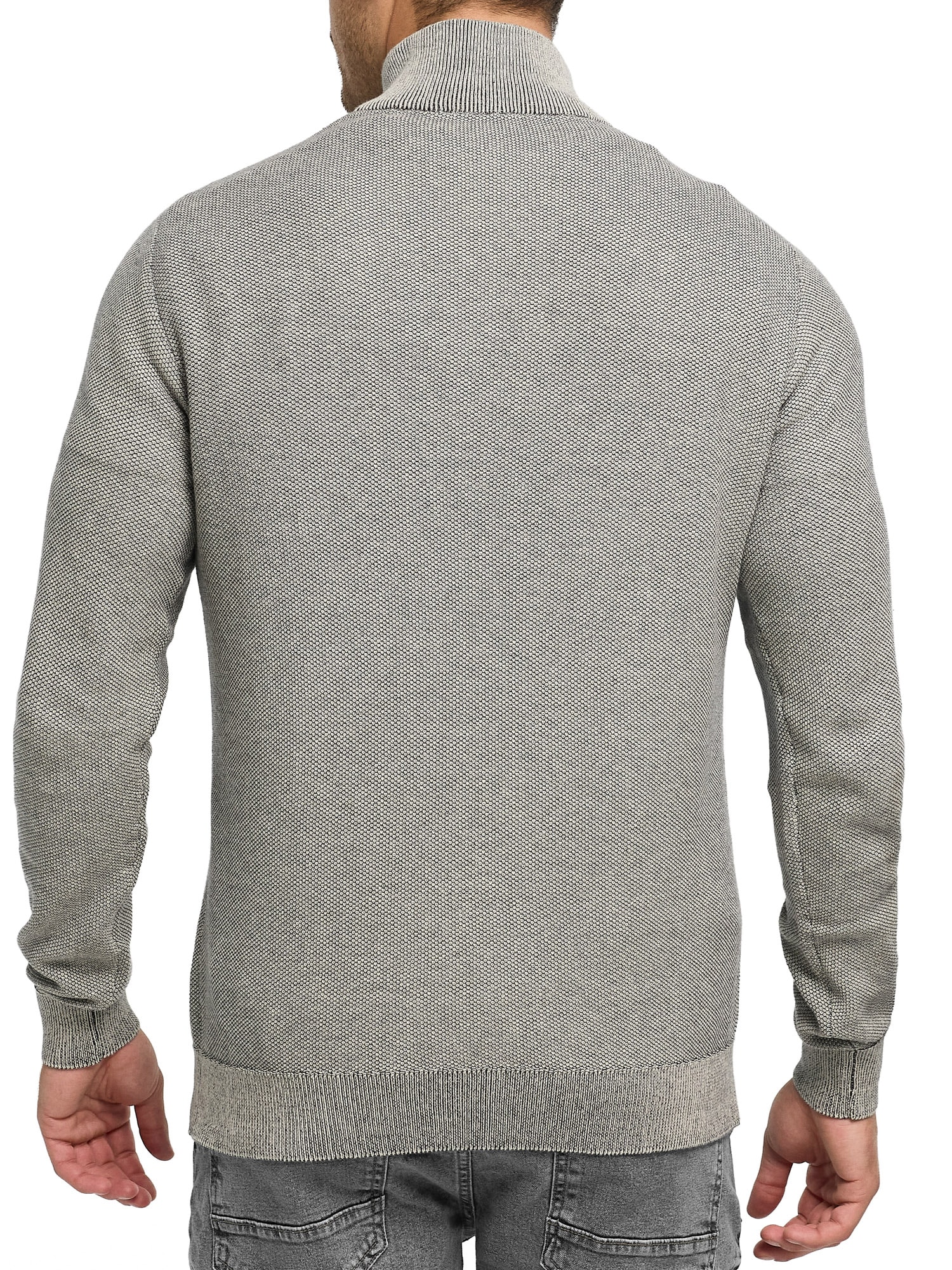 Indicode Troyer »INJexmon ½ Zip« Baumwolle, regular fit