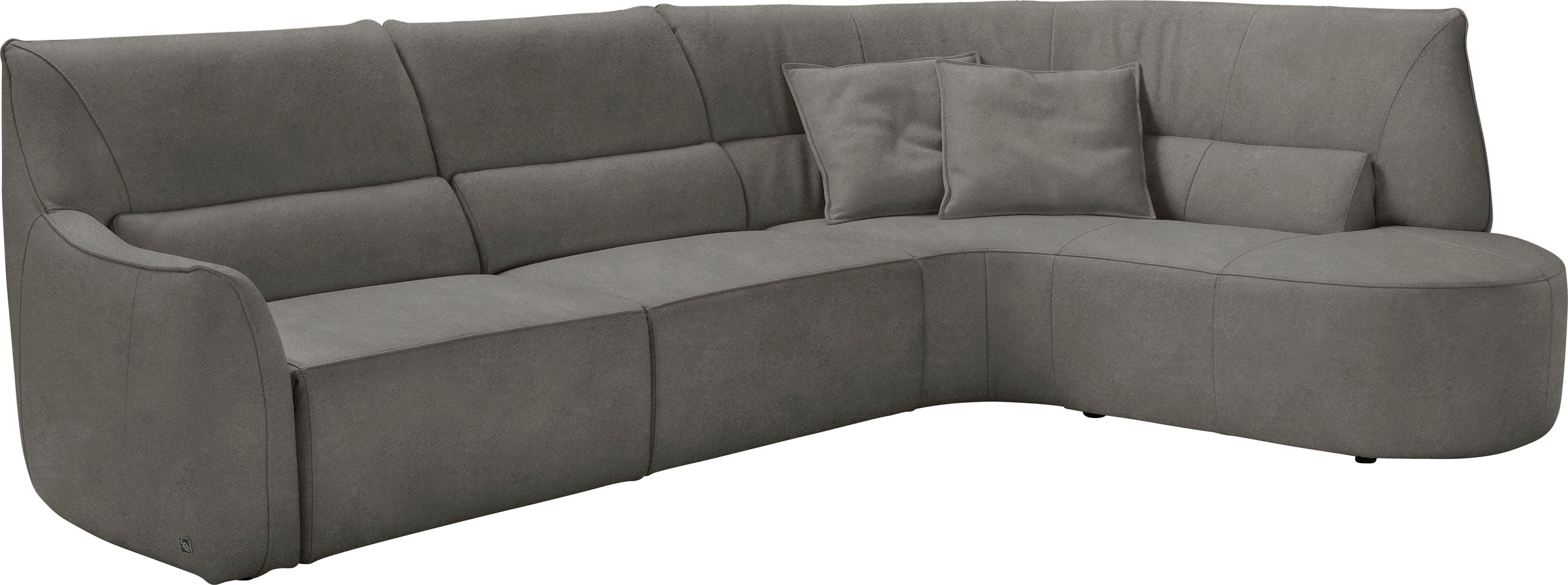 Egoitaliano Ecksofa »Puffy, extravagant & edel, Retro Designsofa, hoher Sit günstig online kaufen