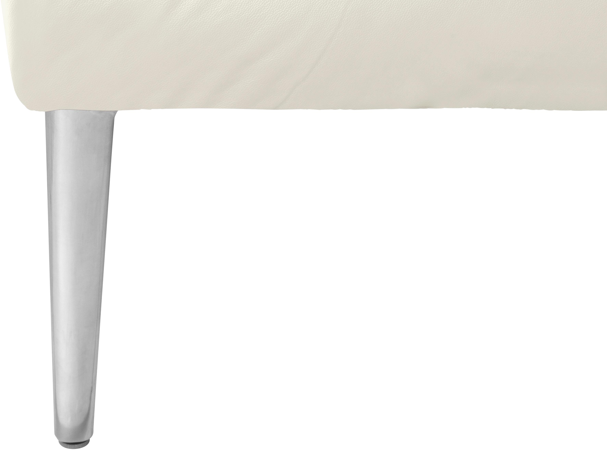 W.SCHILLIG Ecksofa »enjoy&MORE, Designsofa, elegant und bequem, L-Form«, mit Sitztiefenverstellung, Füße Chrom glänzend, Breite 310 cm