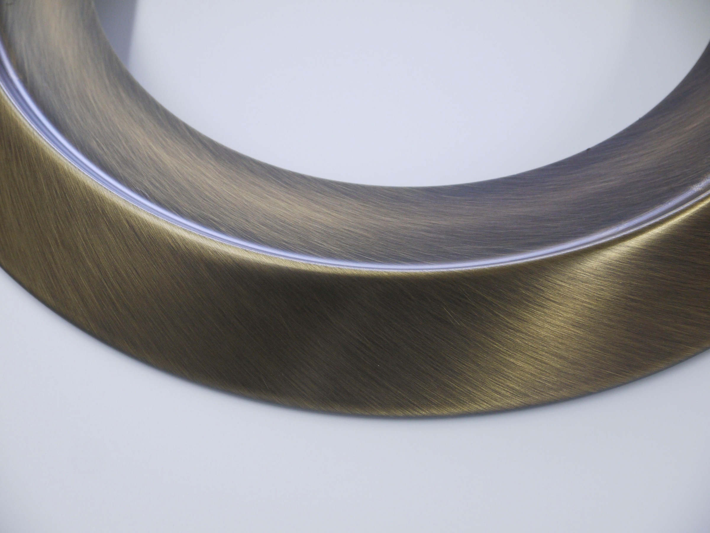 niermann Deckenleuchte »Opal matt, Dekorring Altmessing, HF Sensor« E27 1 S günstig online kaufen