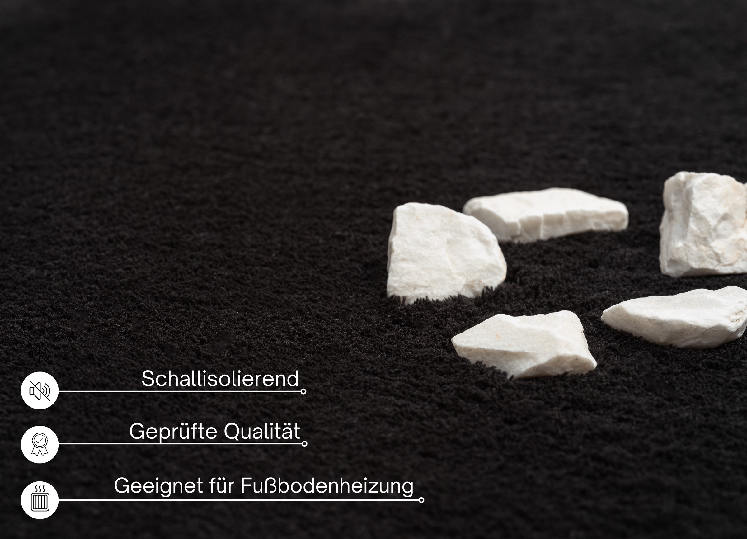 my home Teppich »Arabell, Kunstfellteppich«, rechteckig, 16 mm Höhe, flauschig, kuschelig, Felloptik, Anti-Rutsch-Unterseite, Waschbar