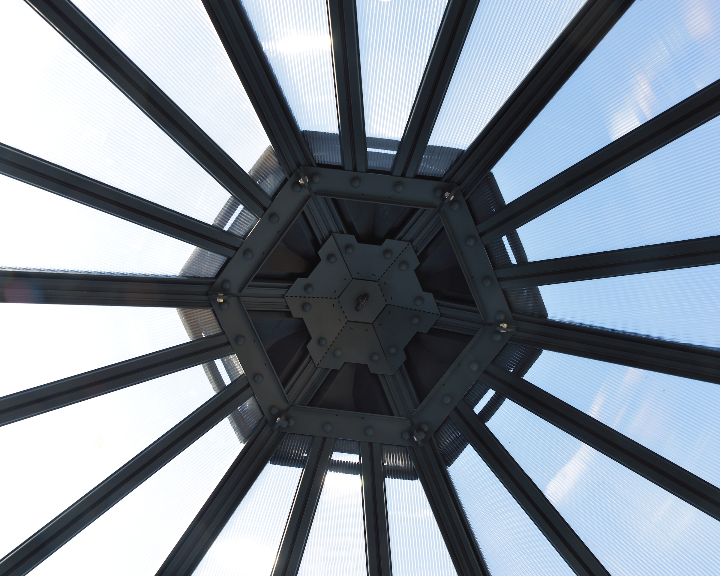 Palram - Canopia Gewächshaus »Oasis Hexagon«, lebenslang widerstandsfähige Wandpaneele