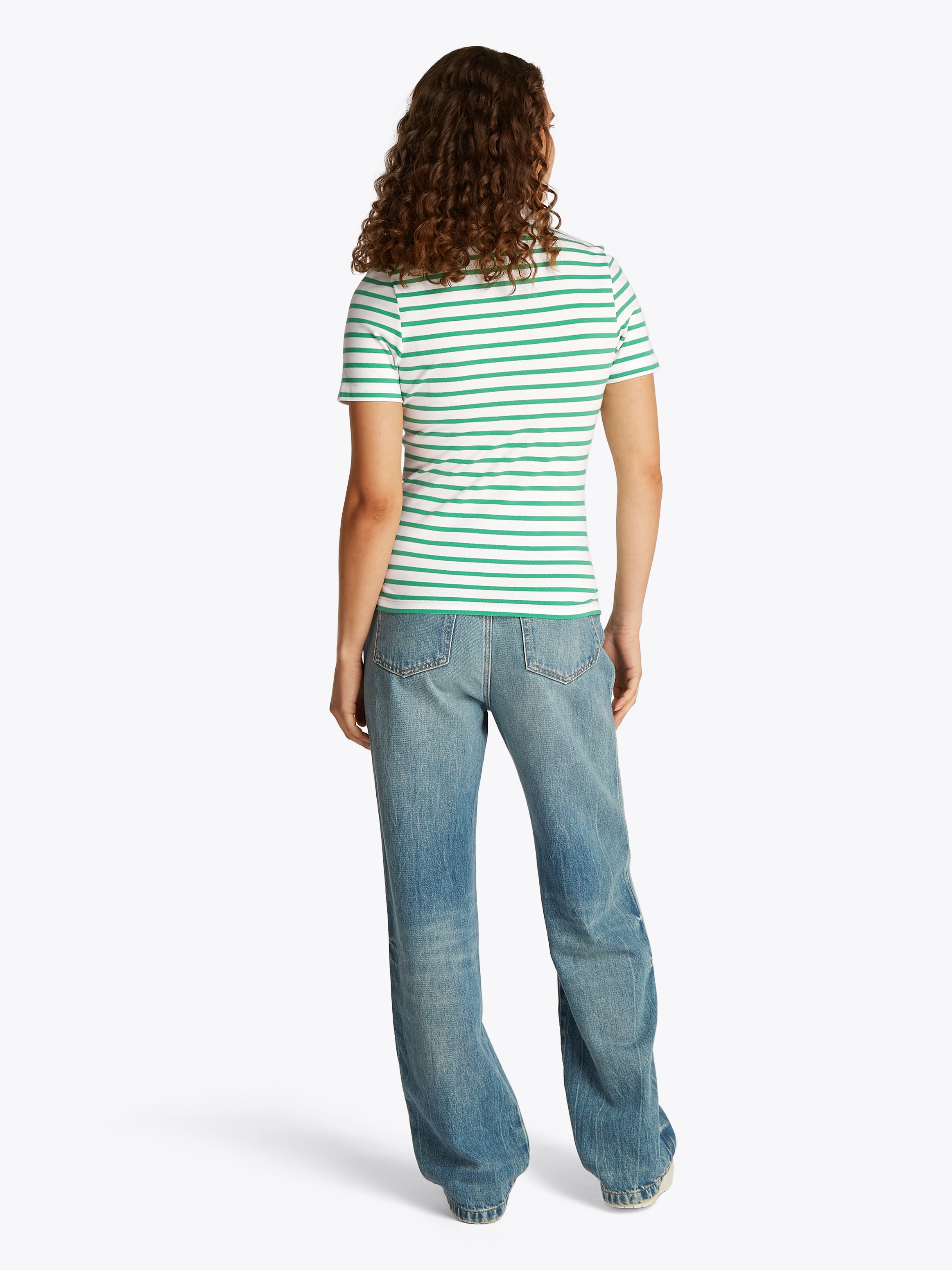 Tommy Hilfiger Poloshirt »1985 Slim Fit Pique Premium«, mit Logostickerei, mit Seitenschlitzen
