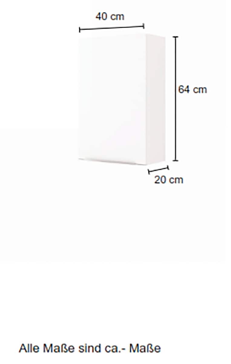 HELD MÖBEL Hängeschrank »Matera«, Breite 40 cm, mit hochwertigen matten MDF- Fronten auf Raten kaufen
