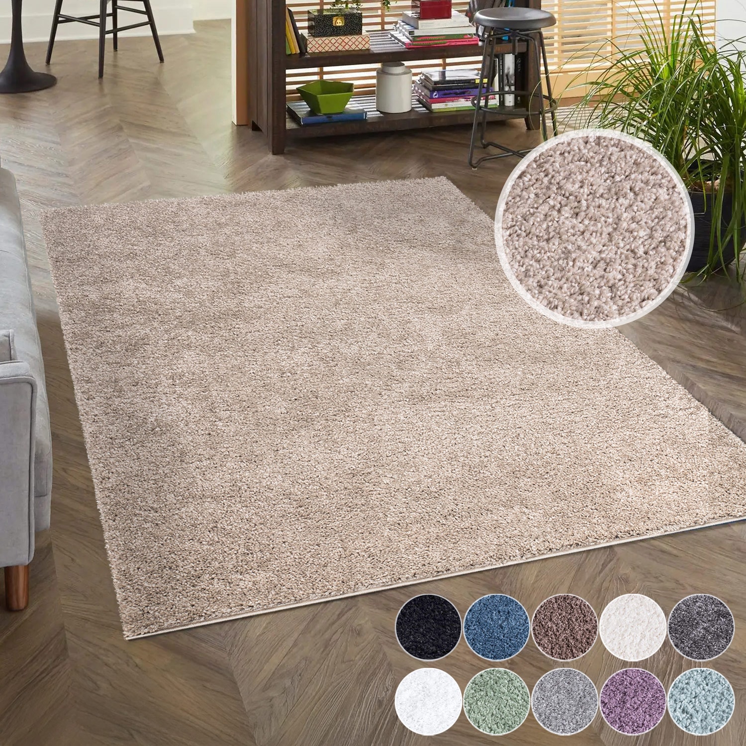 Carpet City Hochflor-Teppich »City Shaggy«, rechteckig, 30 mm Höhe, Auch al günstig online kaufen