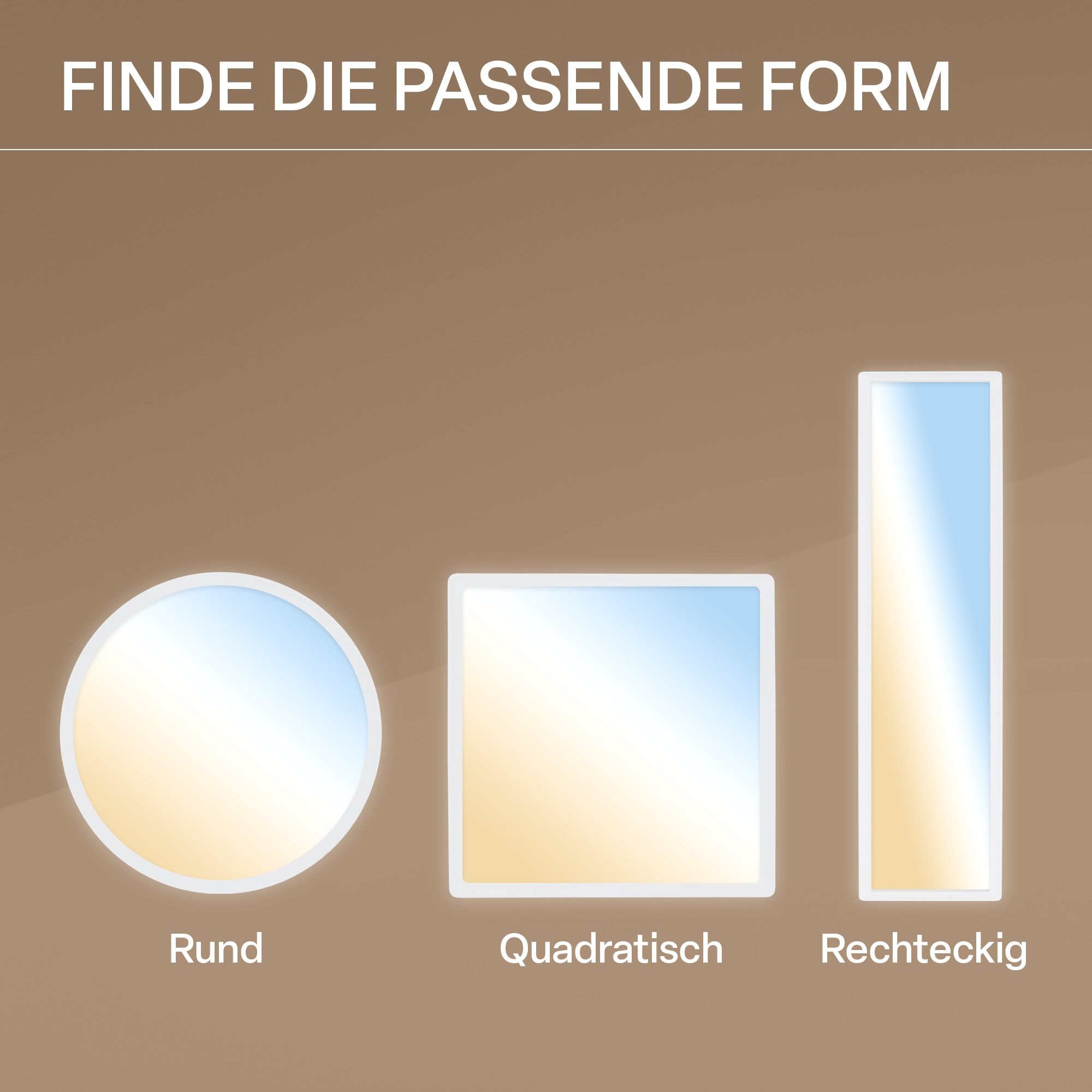 B.K.Licht LED Panel »SHALLOW« LED-Board 1 Stk. warmweiß - kaltweiß 42x3 cm, Badlampe, Badezimmer, Küche, Wohnzimmer