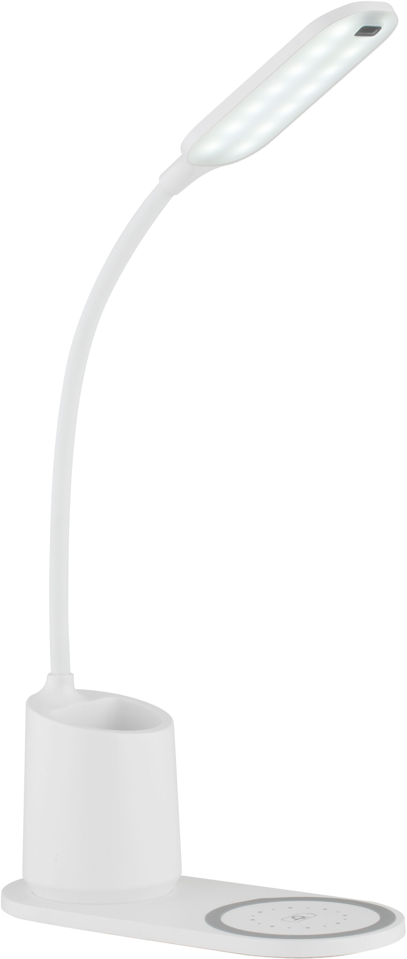 GLOBO LIGHTING LED Tischleuchte »MELLI«, Leuchtmittel LED-Modul | LED fest integriert, Tischlampe/Arbeitszimmer/Bürotischleuchte/weiß
