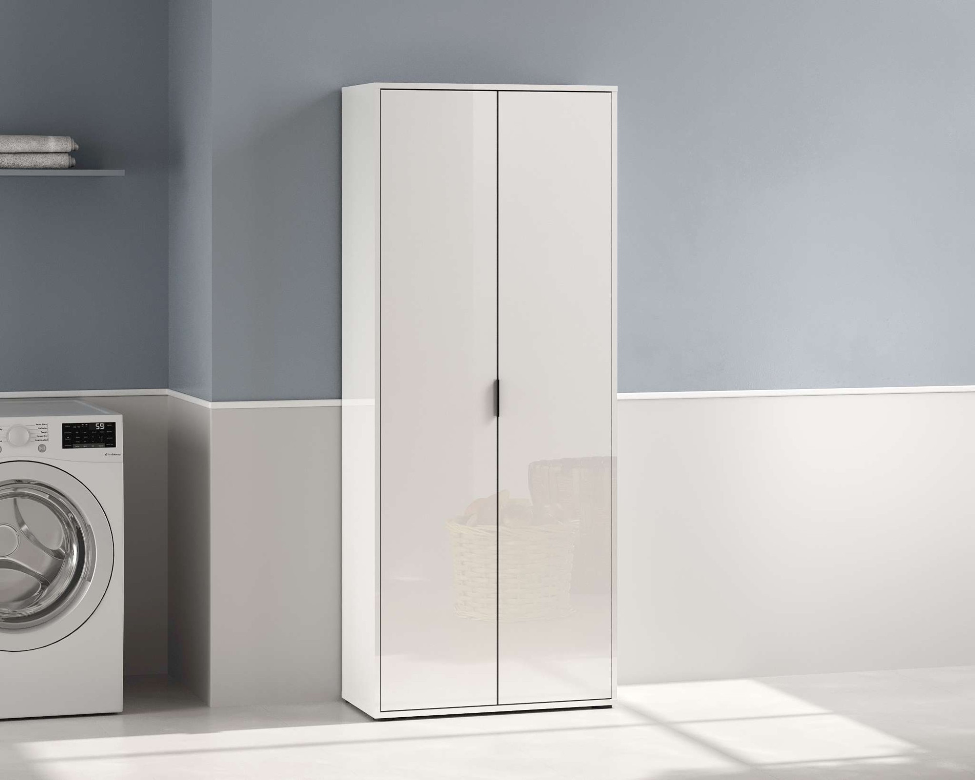 INOSIGN Mehrzweckschrank »Stauraumschrank , Breite 72,5 cm , Höhe 178 cm« 1 Stk. tlg. 2-türiger Schrank, 3 kleine + 1 großer Boden, hochglanz lackiert