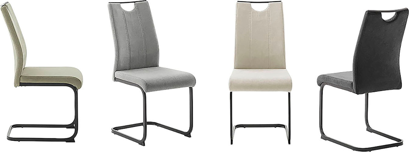 MCA furniture Freischwinger »MCA TERESINA Schwingstuhl mit Griffloch«, Fein günstig online kaufen