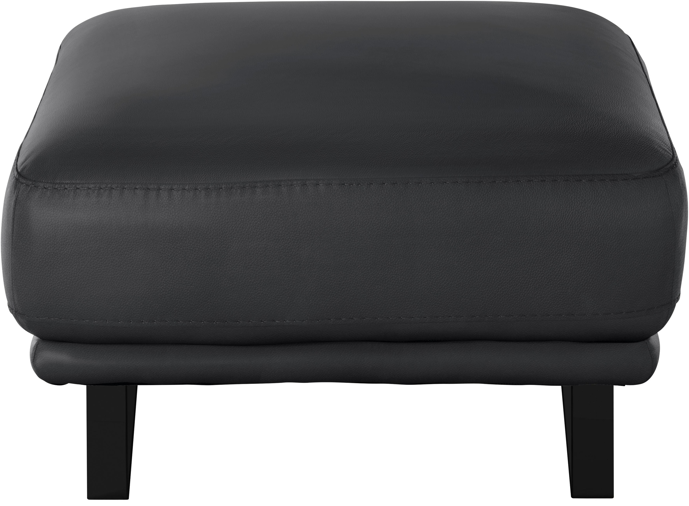 W.SCHILLIG Hocker »montanaa«, mit Metallkufen in Schwarz pulverbeschichtet, Breite 71 cm