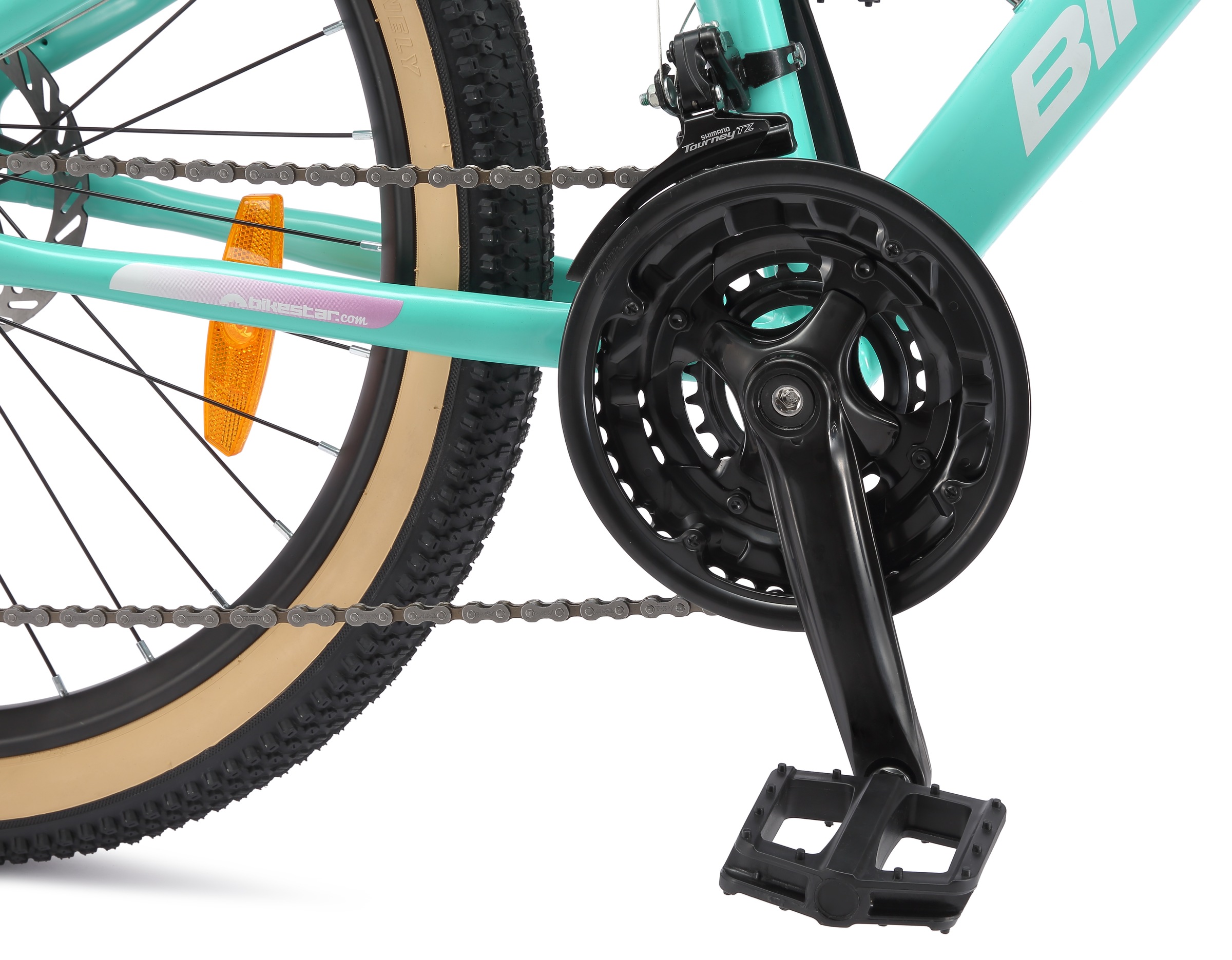 Bikestar Jugendfahrrad 21 Gang Shimano RD-TY21 Schaltwerk Kettenschaltung